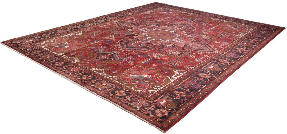 morgenland Orientteppich "Perser - Nomadic - 326 x 247 cm - dunkelrot", rechteckig, 10 mm Höhe, Wohnzimmer, Handgeknüpft