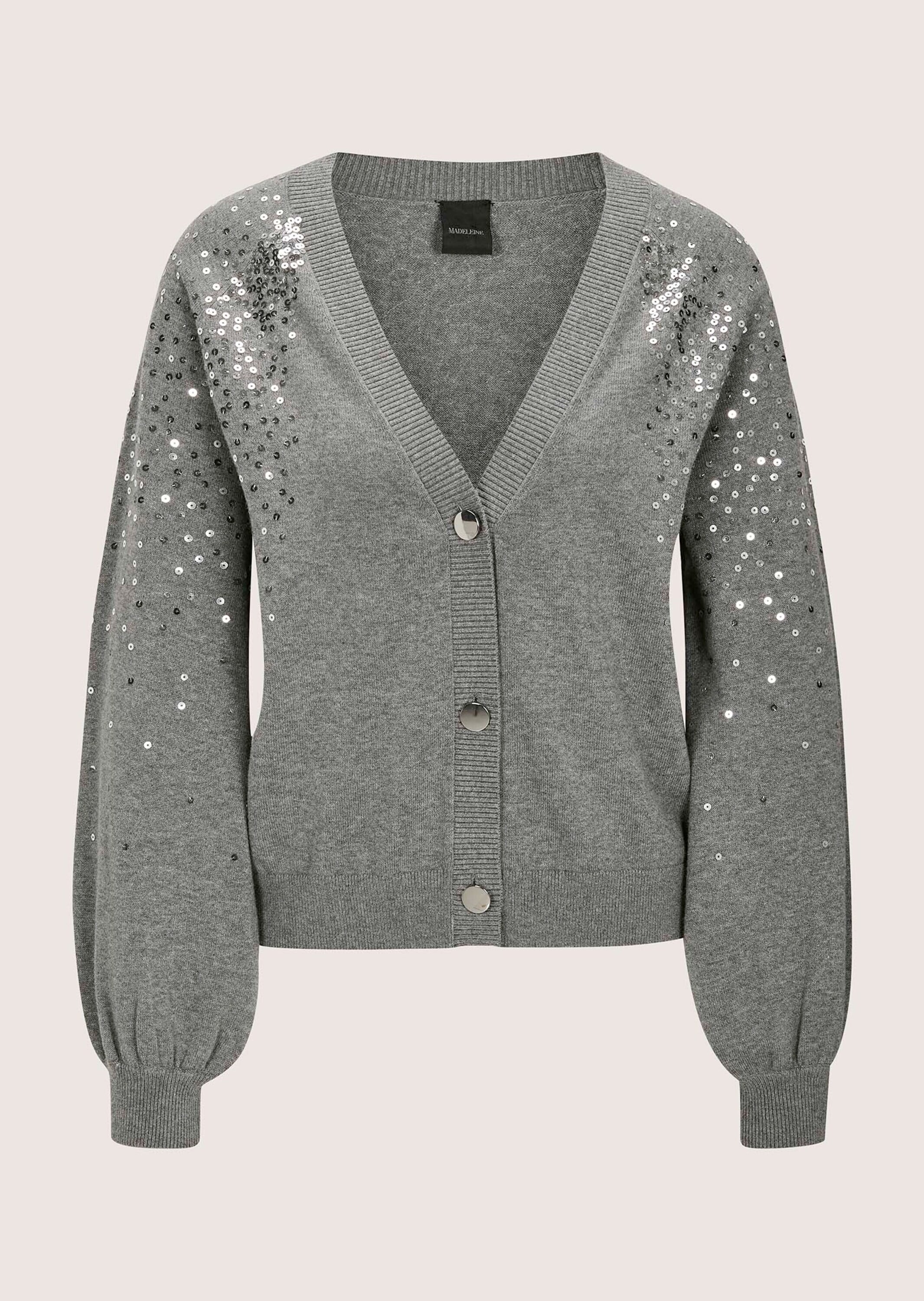 MADELEINE Strickjacke "Strickjacke Elegante Feinstrickjacke mit V-Ausschnit günstig online kaufen