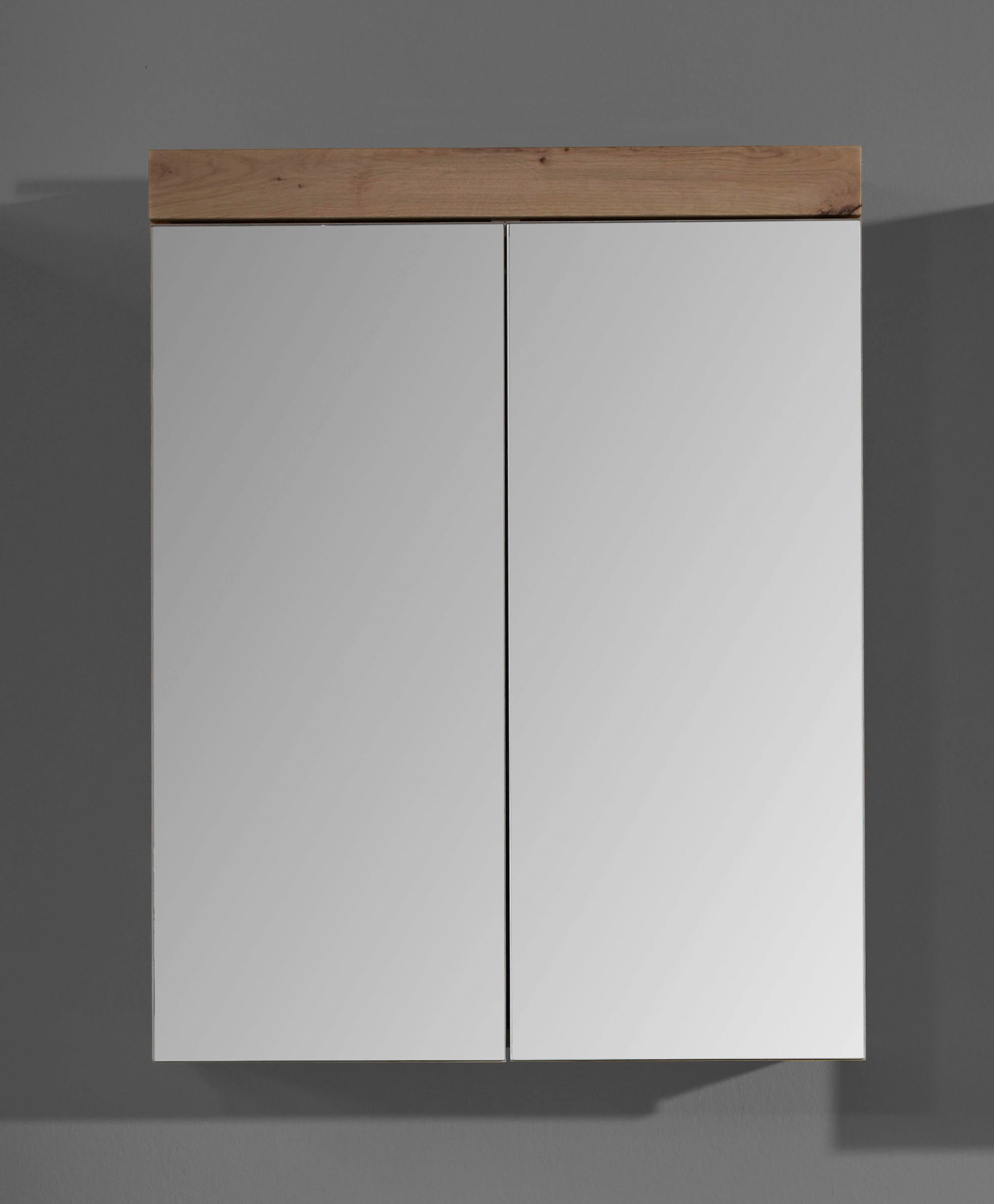 welltime Spiegelschrank "Avena" Spiegelschrank wahlweise mit Beleuchtung - (B/T/H) 60/17/77 cm