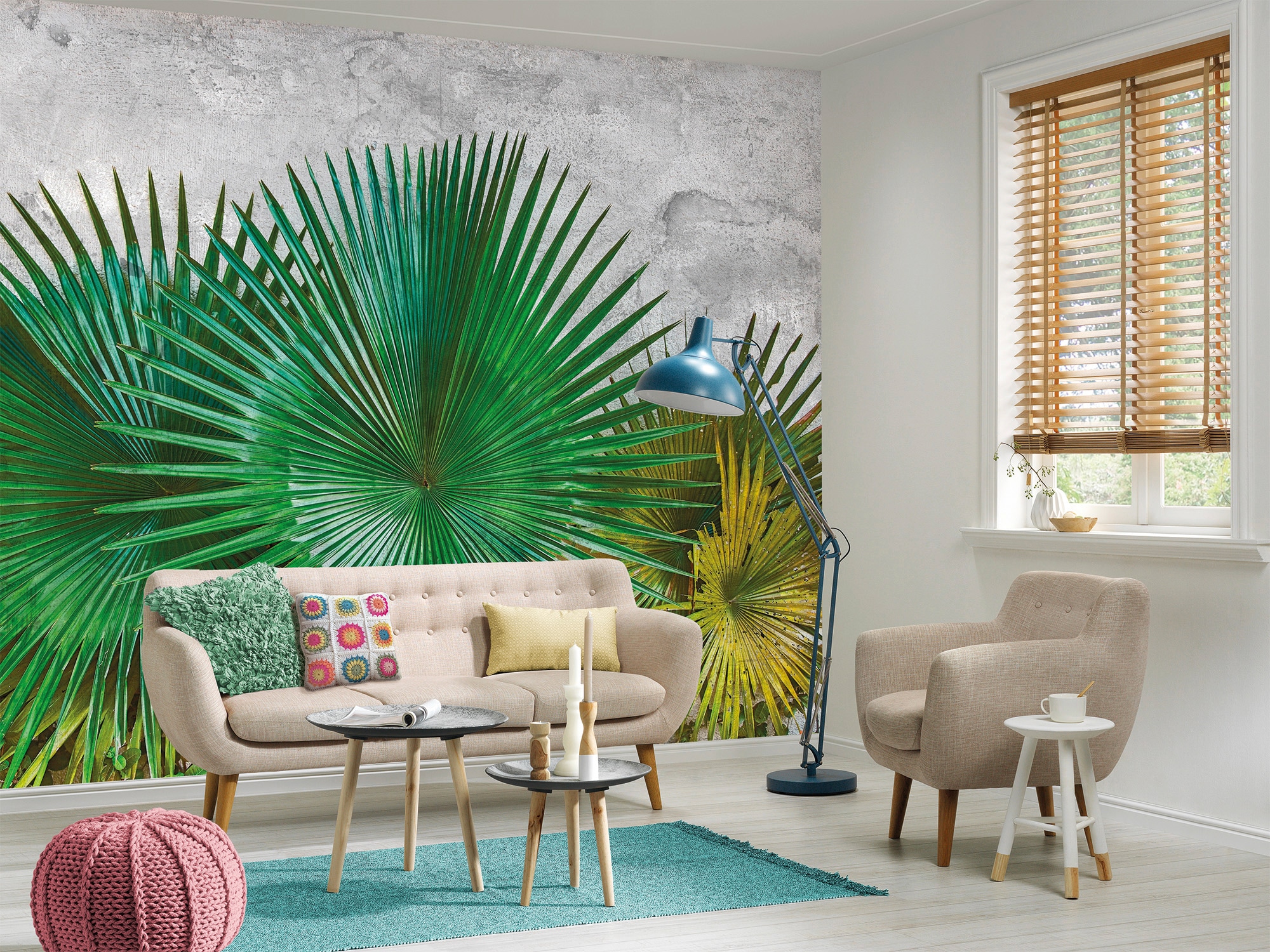 living walls Fototapete »Designwalls Agave Leaves«, Vlies, Wand, Schräge, Decke