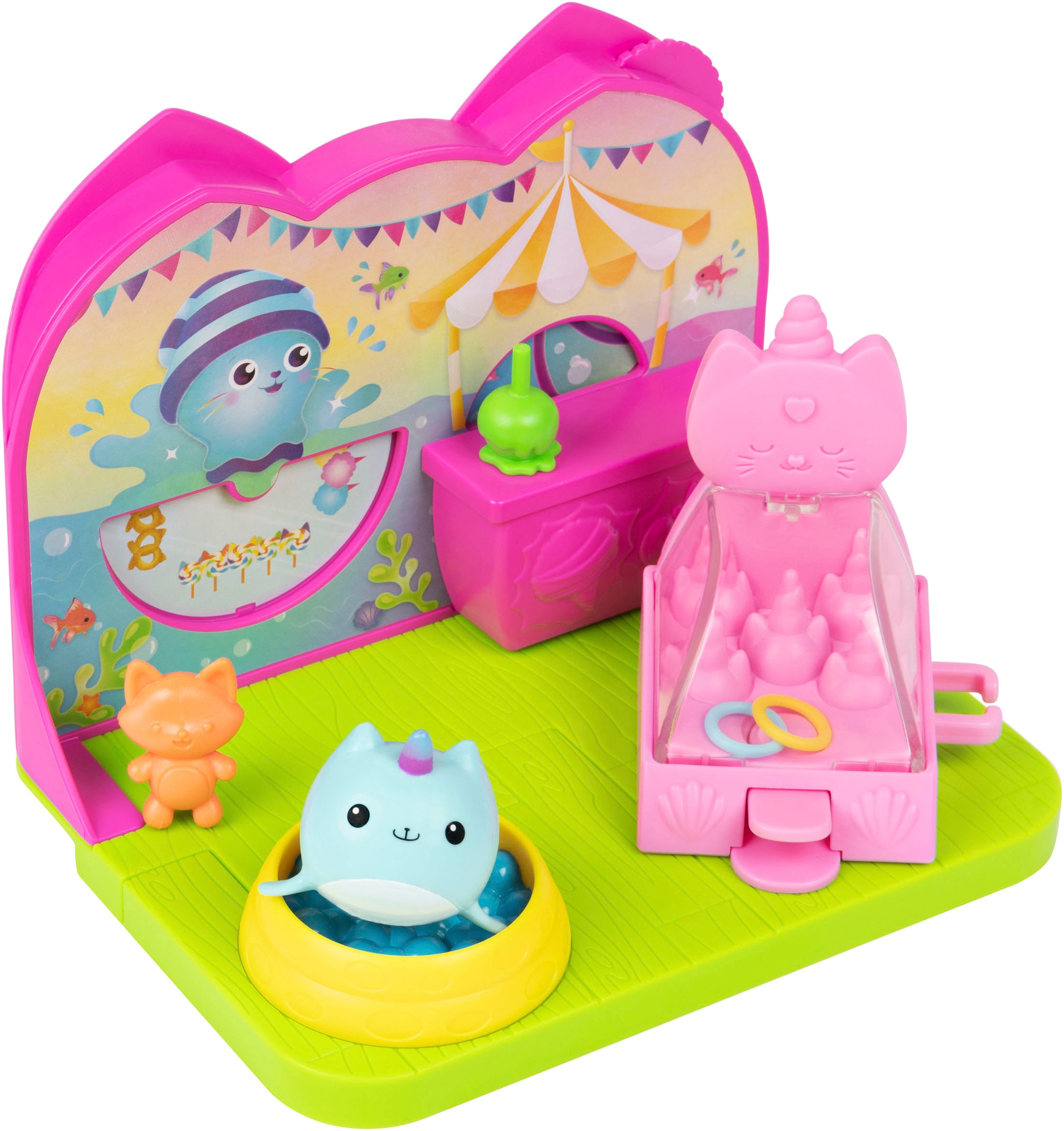 Spin Master Spielwelt »Gabby's Dollhouse – Deluxe Room - Carnival (Cat Adventure)«