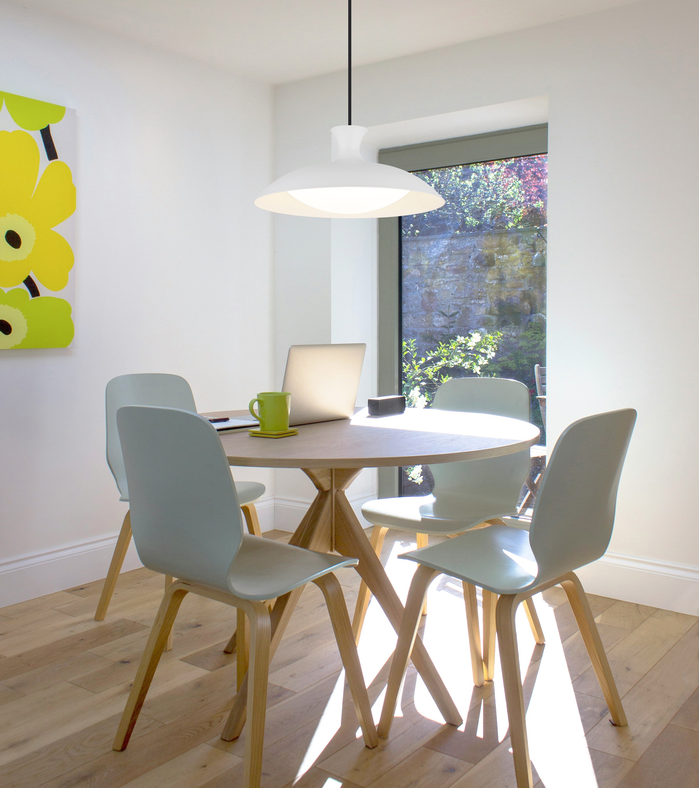 GLOBO LIGHTING Hängeleuchte »ROCHA« LED-Modul 1 Stk. LED Hängeleuchte für Esszimmer weiß modern