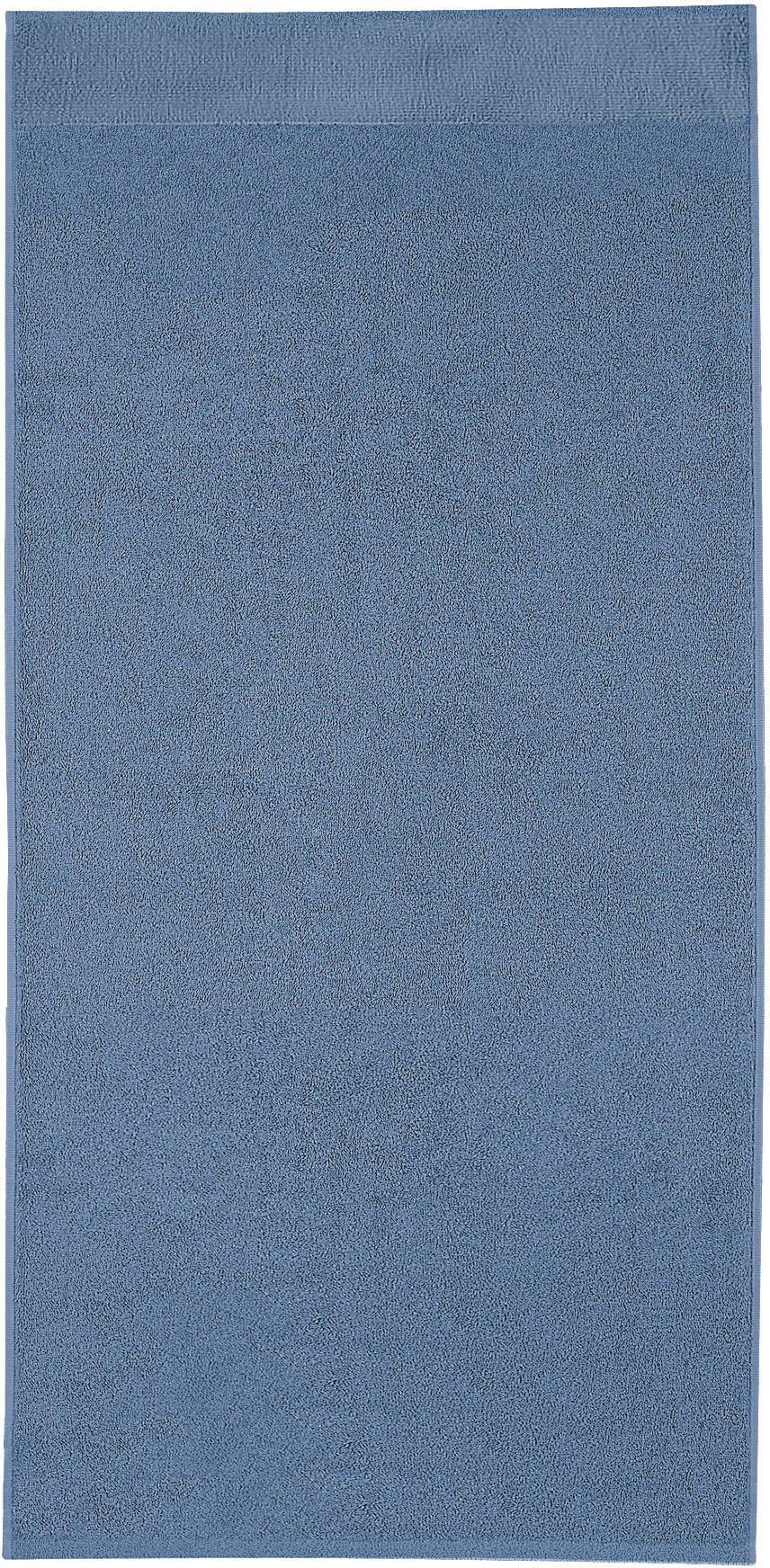 Kleine Wolke Handtuch "Bao, Größe 50/100" Uni Farben, Bordüre an der Oberseite