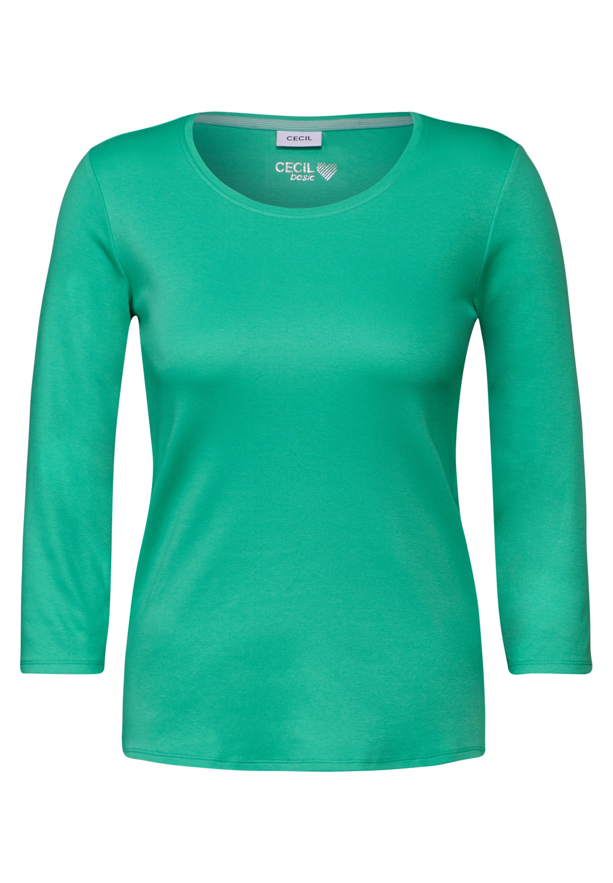 Cecil 3/4-Arm-Shirt, aus reiner Baumwolle