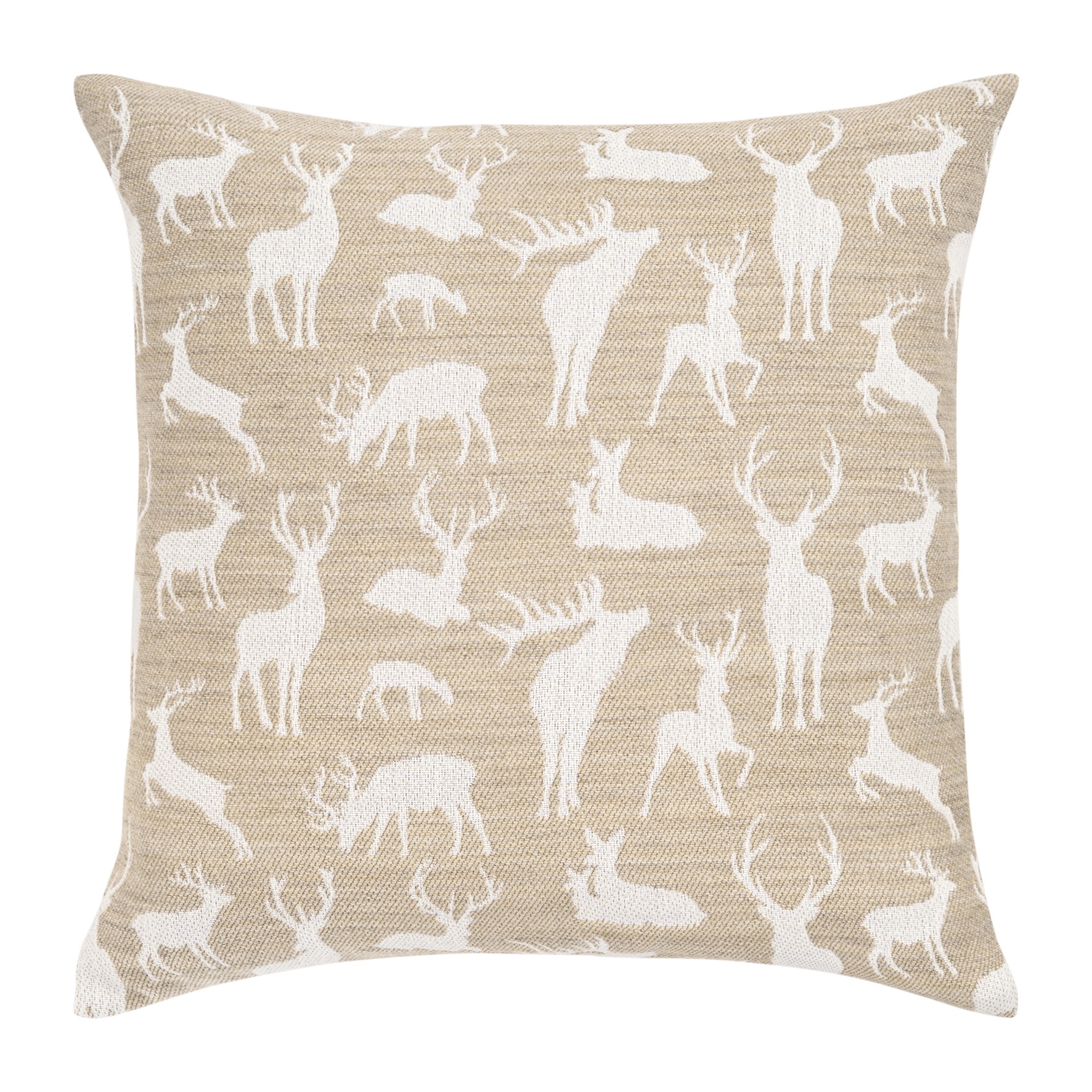 Dekokissen PAD, B:45cm L:45cmbeige, weiß, Acryl, Baumwolle, Polyester, Viskose, Wolle, Dekokissen_Sitzkissen_Kissenhüllen, "Herd", Made in Europe