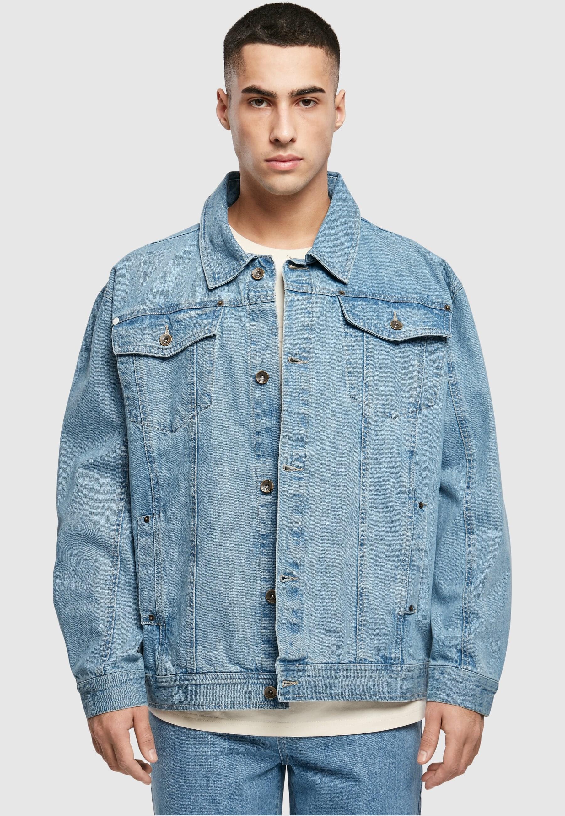 Southpole Allwetterjacke »Southpole Herren Southpole Script Denim Jacket«, (1 St.), ohne Kapuze