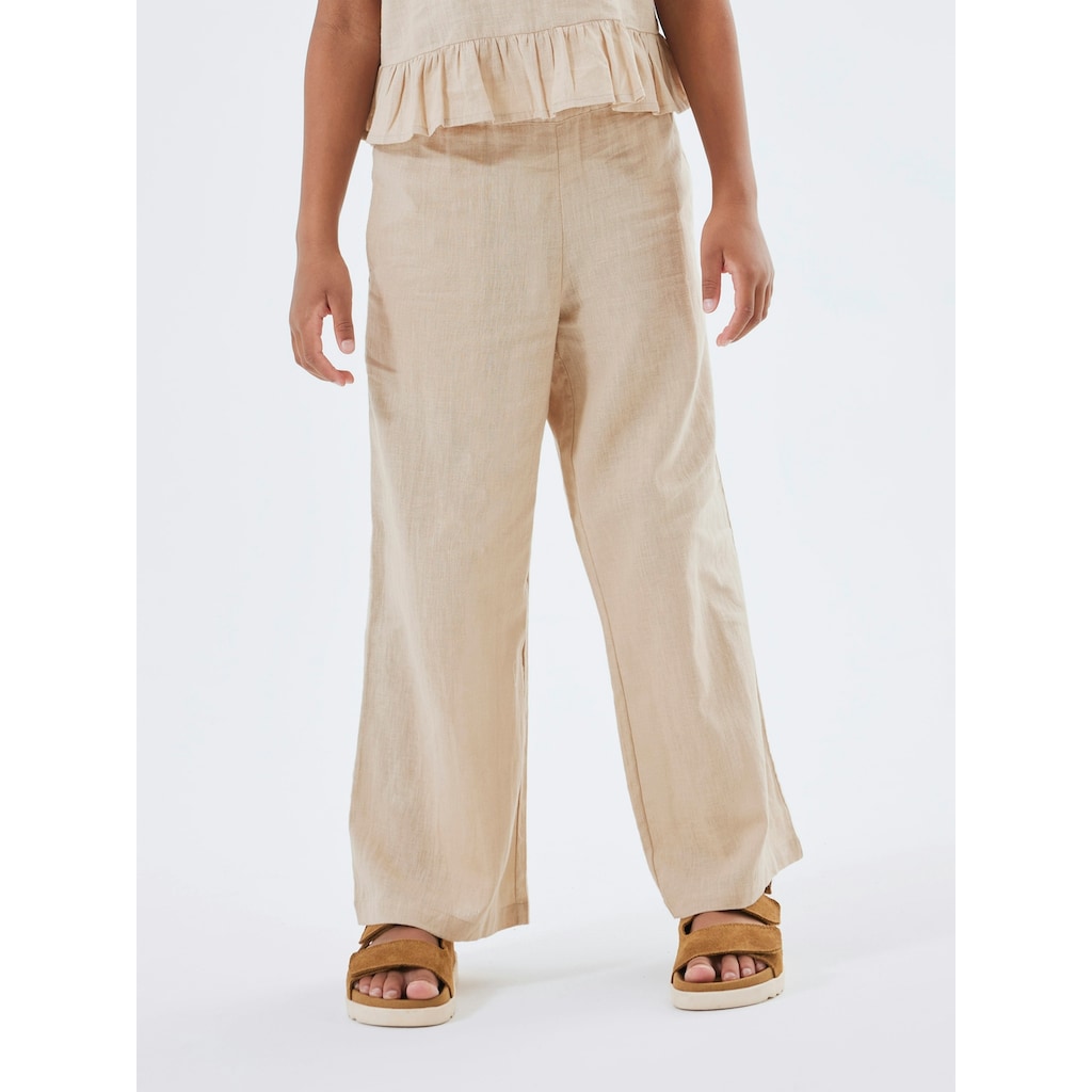 Name It Webhose »NKFFALINNEN WIDE PANT NOOS«