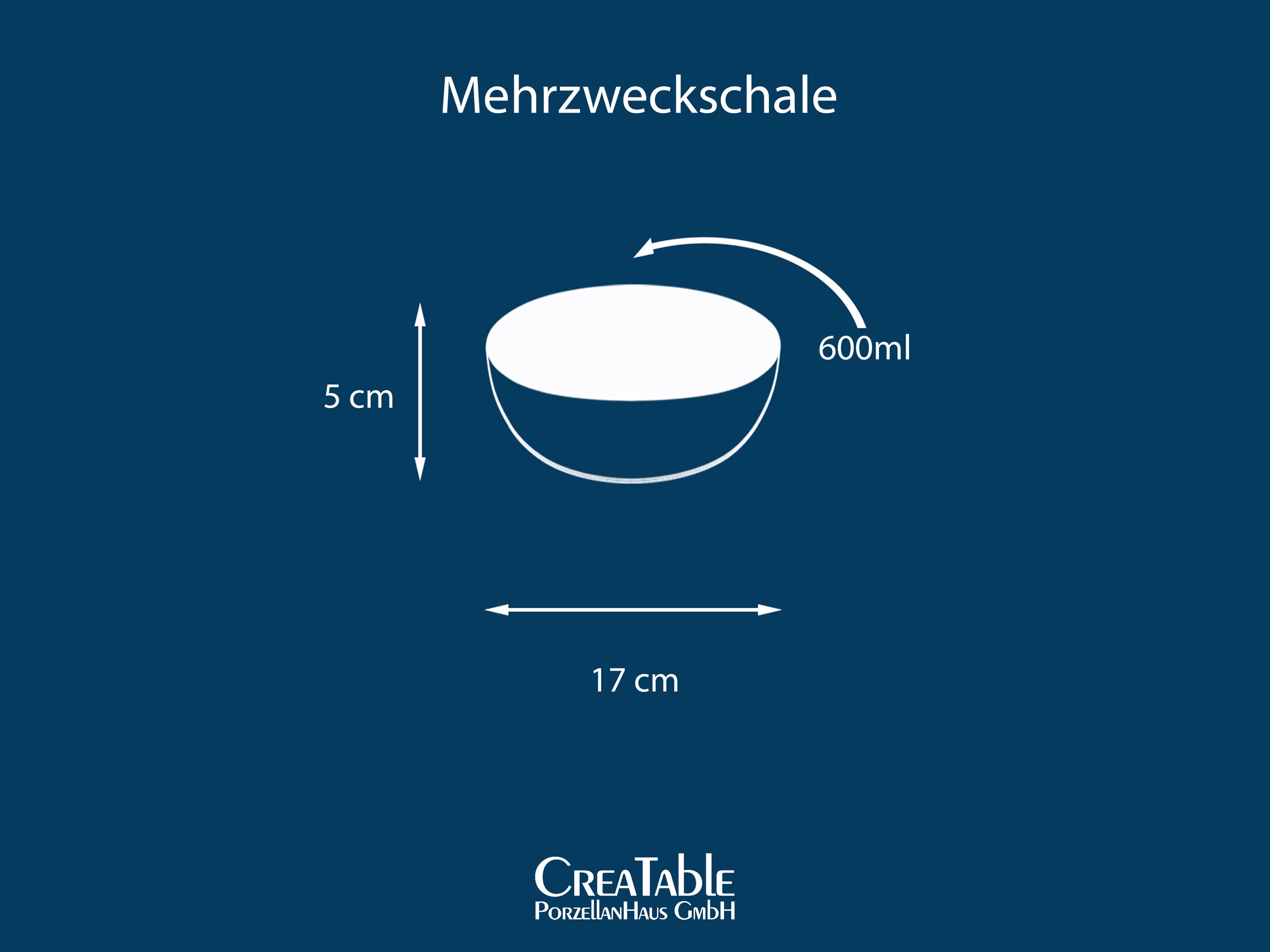 CreaTable Müslischale »Yuki« 4 Stk. aus Steinzeug Reaktiv-Digitaldruck, jedes Stück ein Unikat, Ø 17 cm