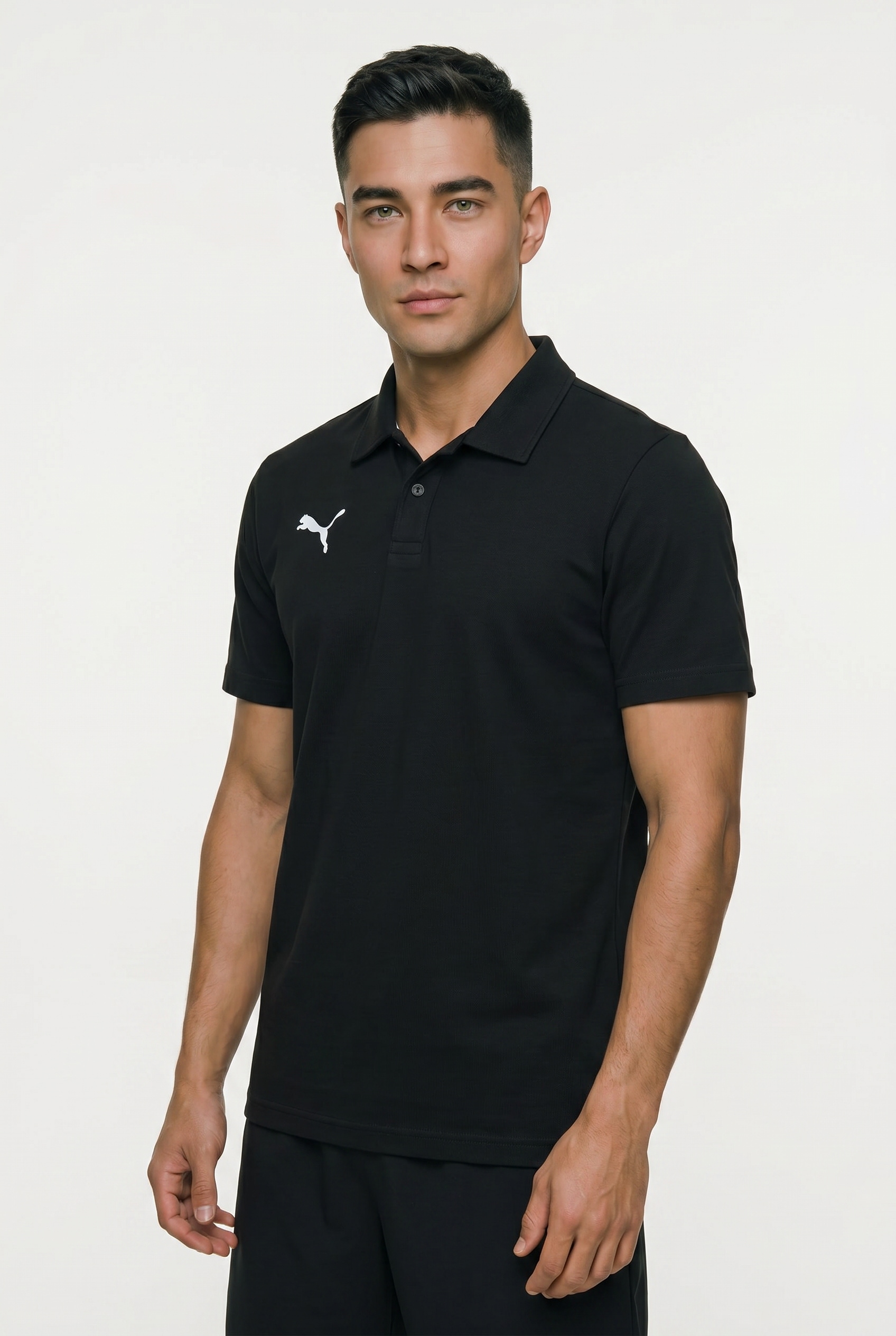 PUMA Poloshirt "TEAMGOAL 23 CASUALS POLO" Kurzarmdesign, mit Reißverschluss, unifarben