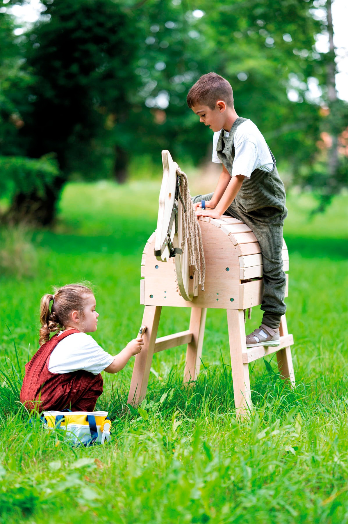 Small Foot Stehtier »Spielzeug Pferdepflege-Set mit Tasche«, für alle Pferde