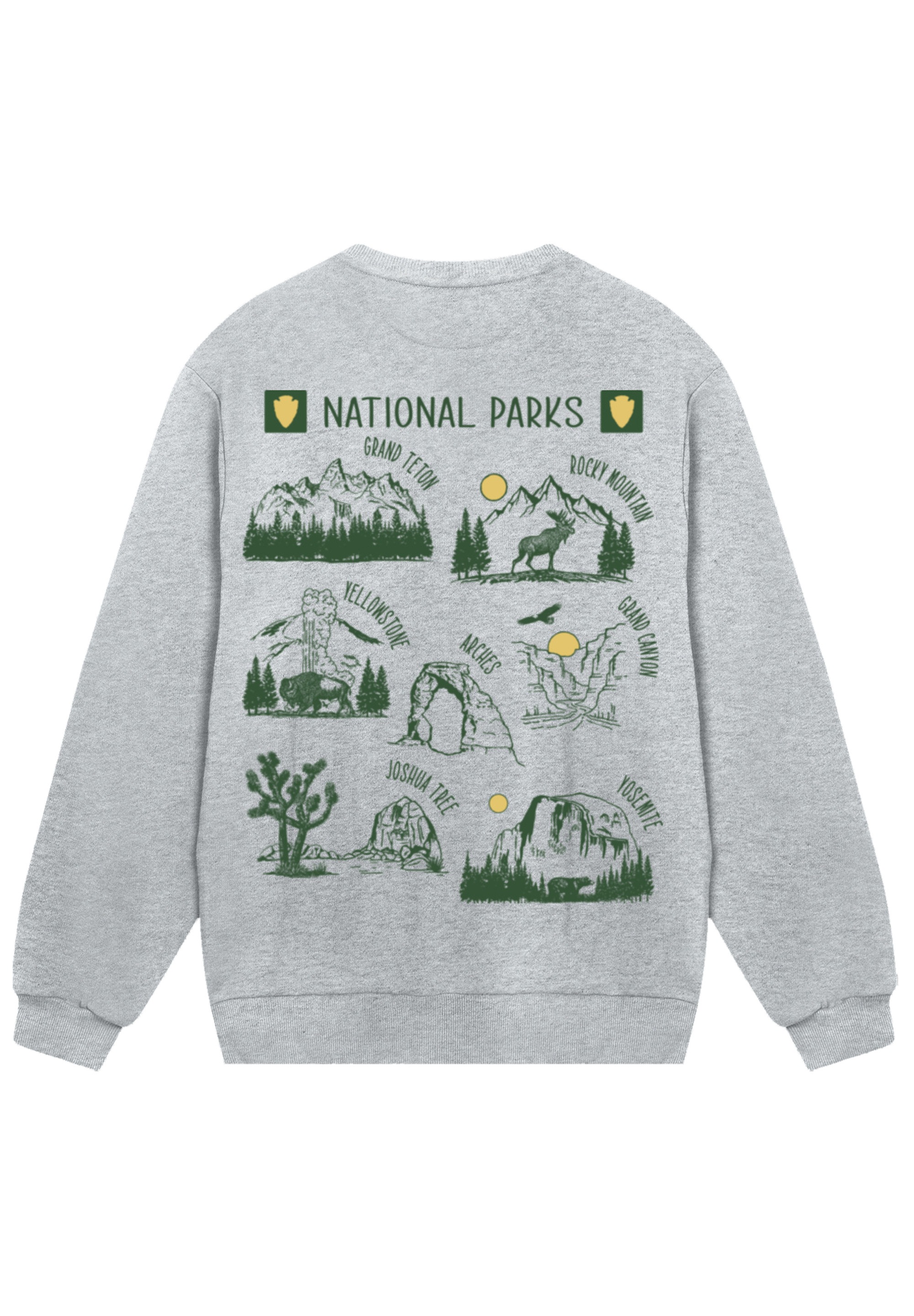 F4NT4STIC Sweatshirt "US National Parks Montage", Premium Qualität günstig online kaufen