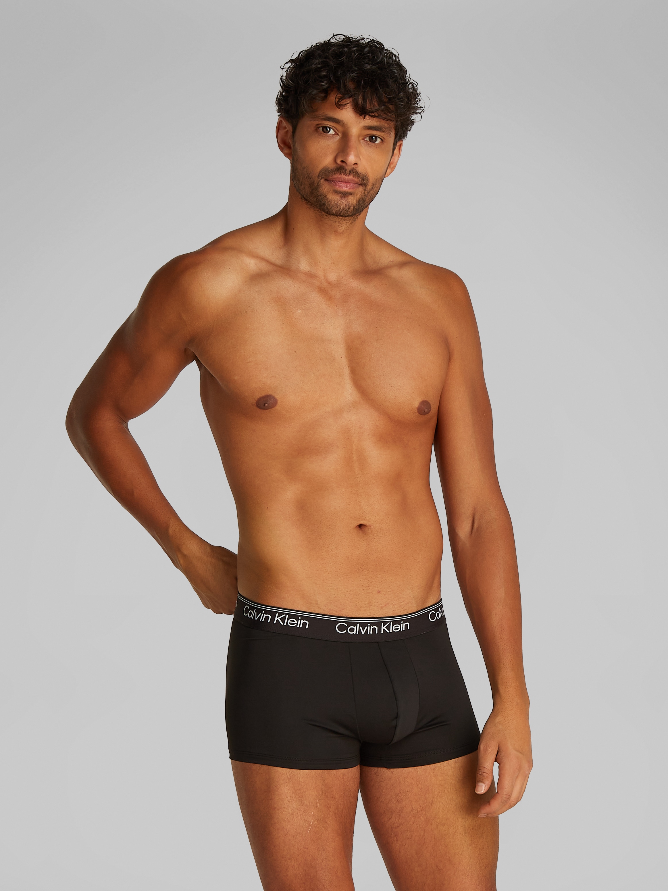 Calvin Klein Underwear Trunk »LOW RISE TRUNK 3PK«, (Packung, 3 St., 3er), mit Logo-Stretchbund