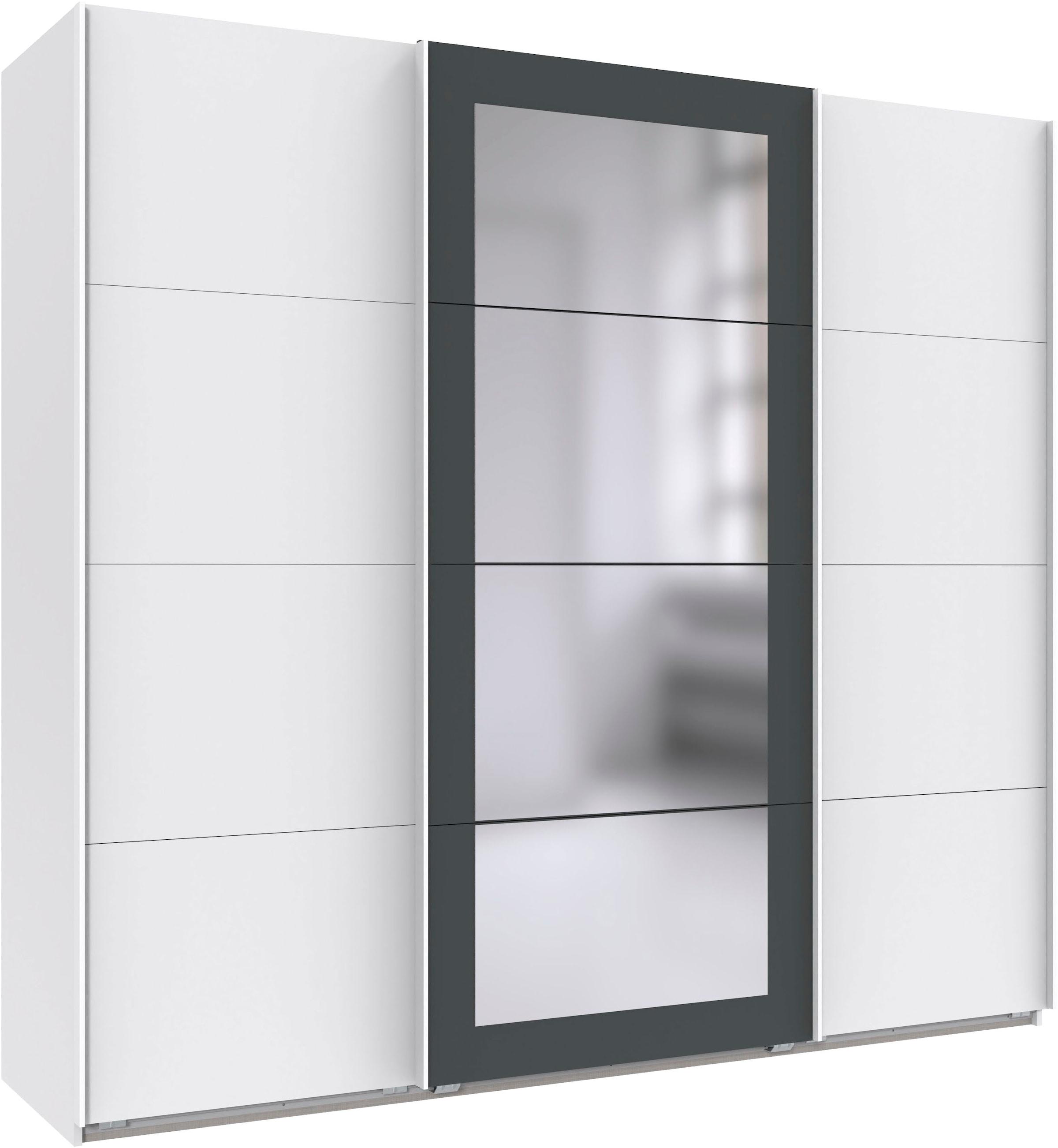 Wimex "RINTELN mit Spiegel, erhältlich in den Breiten: 225cm, 270cm & 313cm" 3-türiger Schrank in verschiedenen Farben erhältlich