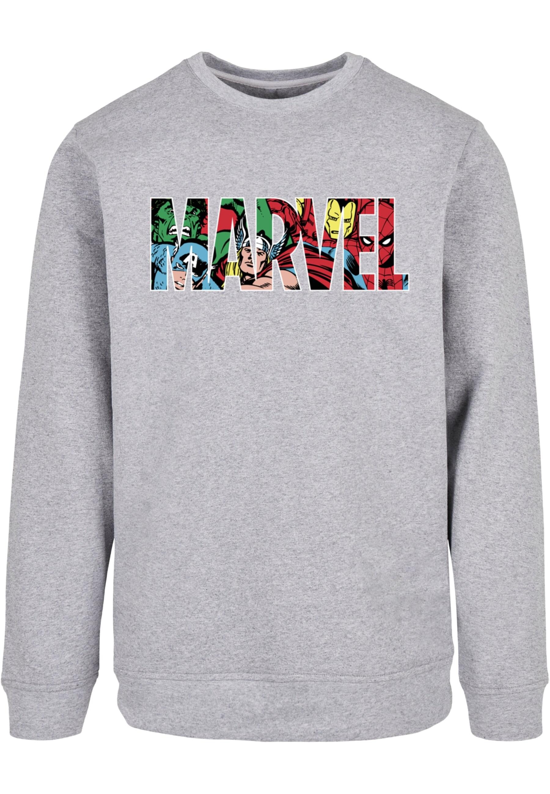 Rundhalspullover »ABSOLUTE CULT Herren Marvel Logo Character Infill Crewneck«