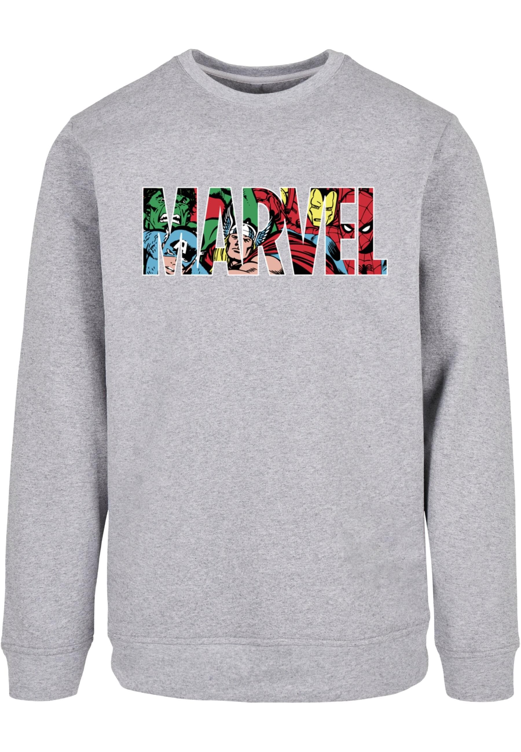 ABSOLUTE CULT Rundhalspullover "ABSOLUTE CULT Herren Marvel Logo Character günstig online kaufen