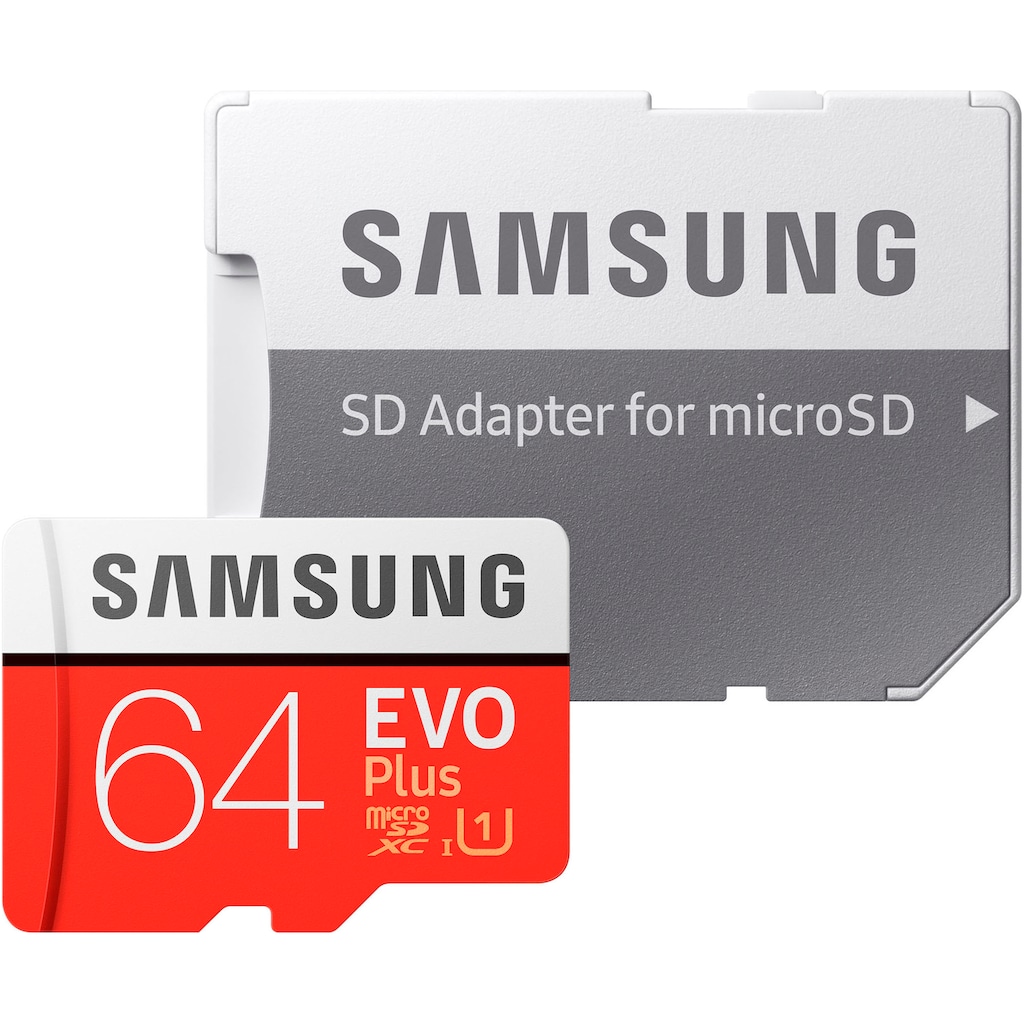 Samsung Speicherkarte »Evo Plus 64GB«, (UHS-I Class 10 100 MB/s Lesegeschwindigkeit)