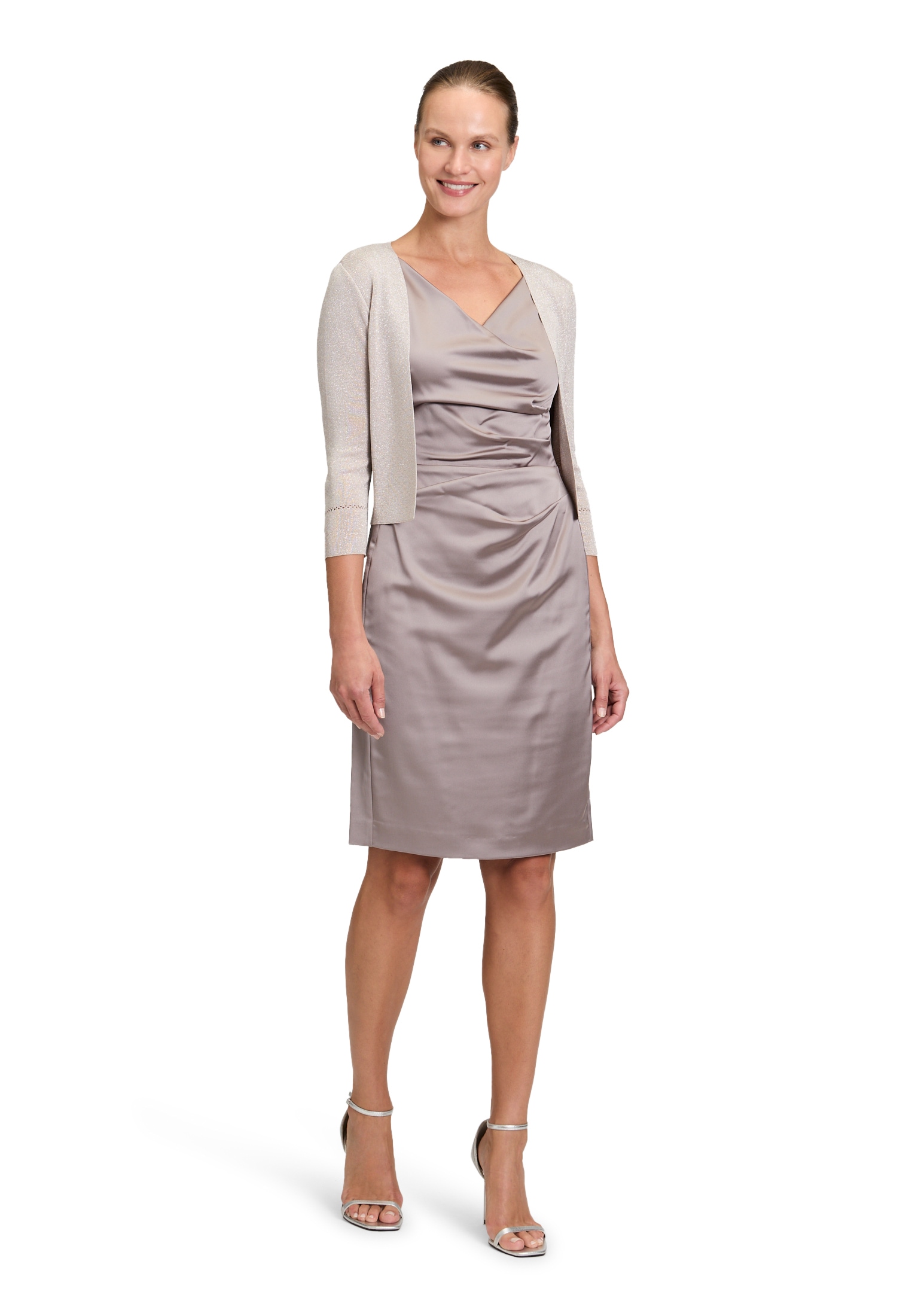 Vera Mont Strickjacke »Vera Mont Strickbolero ohne Verschluss«, Glitzer