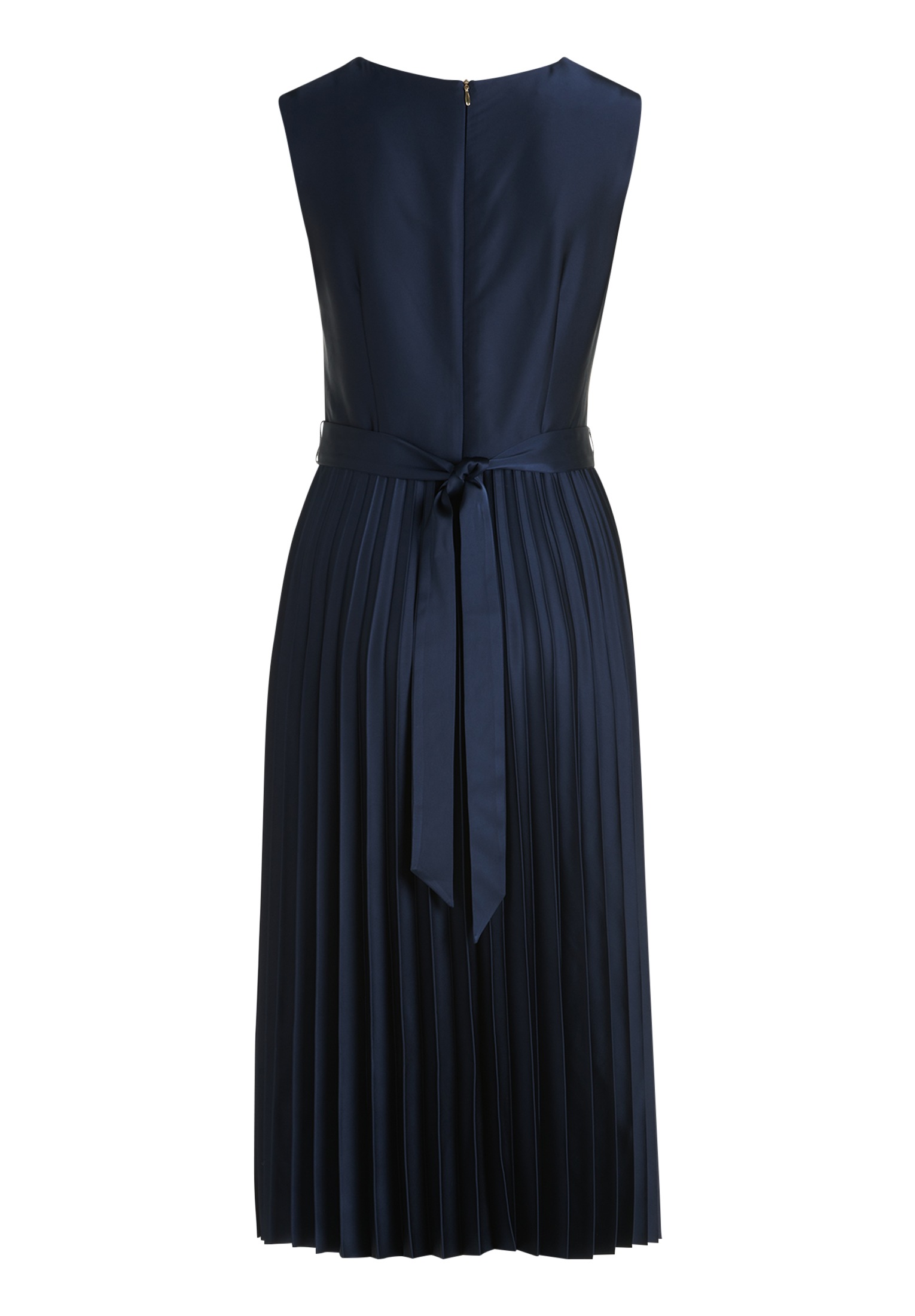 Thumbnail - Betty&Co Chiffonkleid "Damen Chiffonkleid mit Plissee" Ohne Tasche Plissee