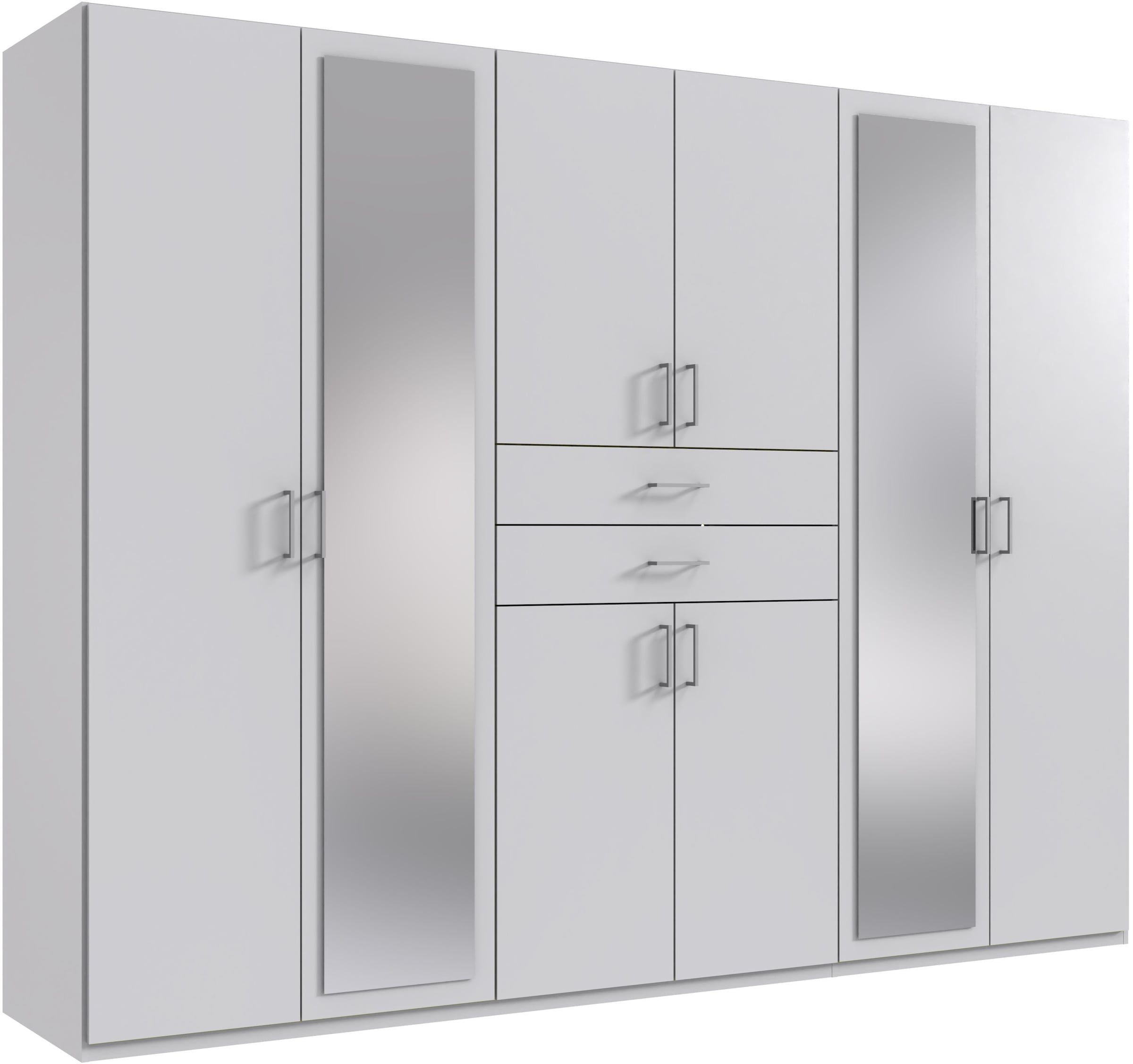 Wimex Kleiderschrank "Diver Drehtürenschrank mit Spiegel, in der Breite 270cm" Bestseller Schlafzimmerschrank wahlweise 3 Innenausstattungen