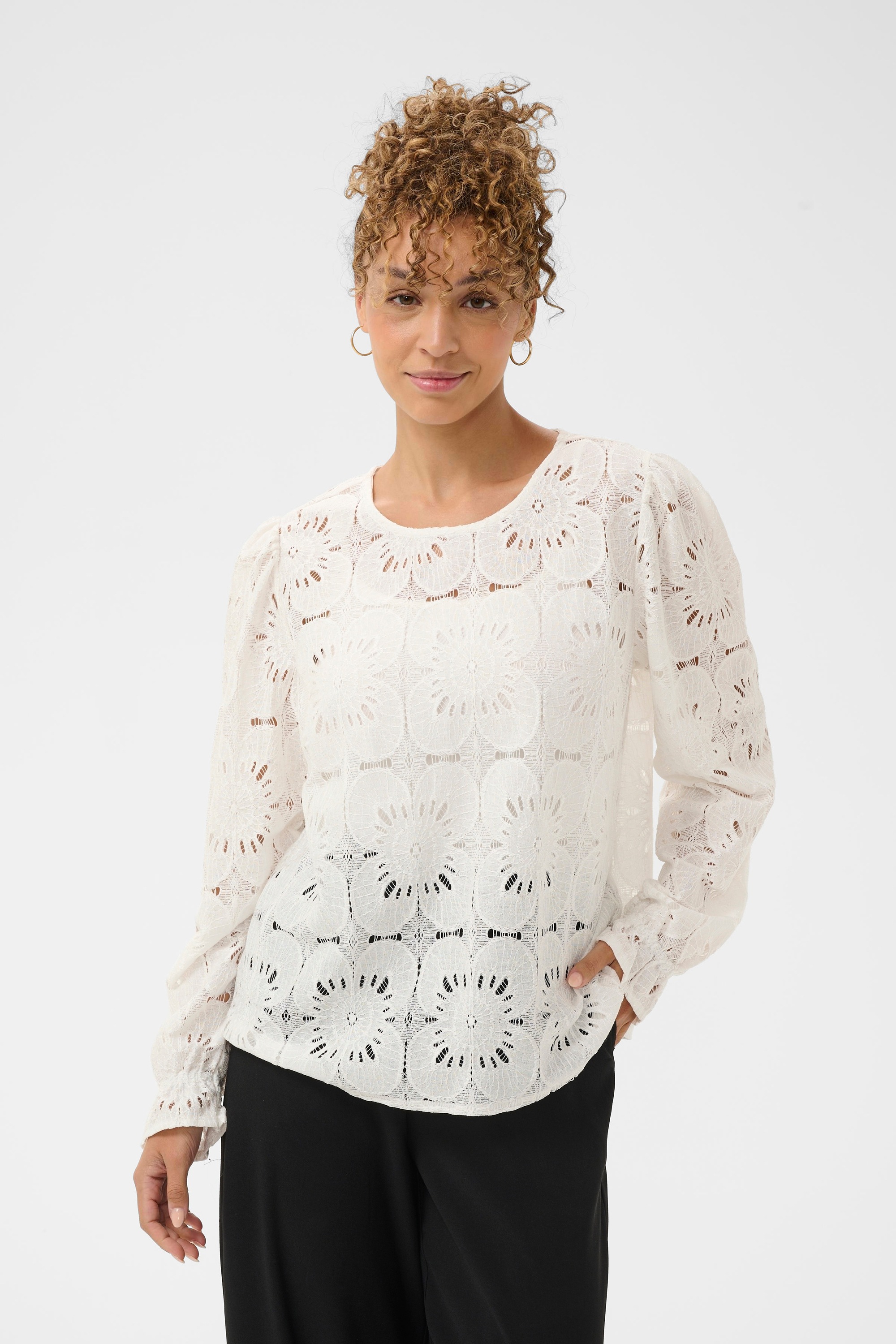 Cream Langarmbluse »Damen Bluse langarm CRLibby«