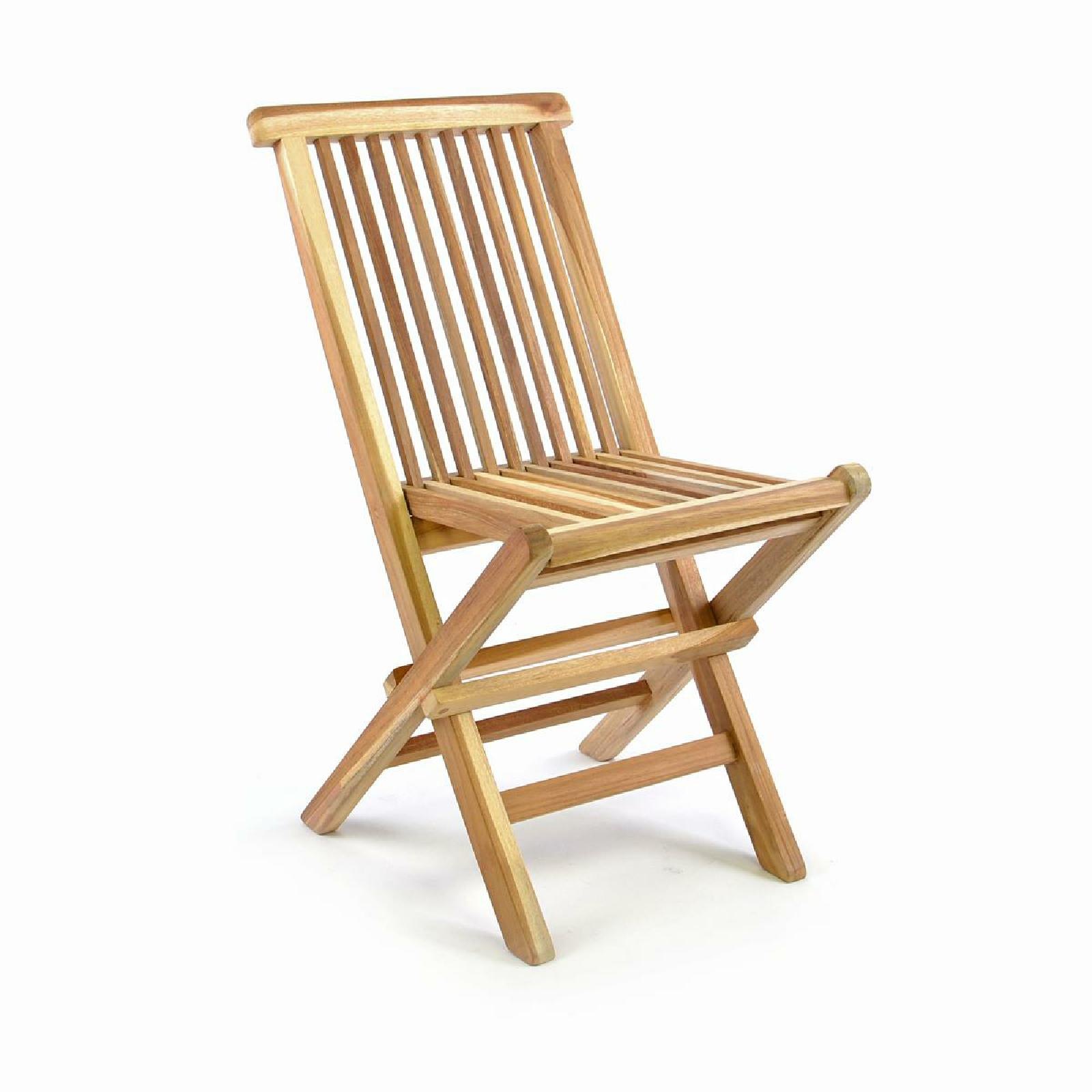 VCM Gartenstuhl "2er Gartenstuhl Kinder Klappstuhl Holz Teak" () günstig online kaufen