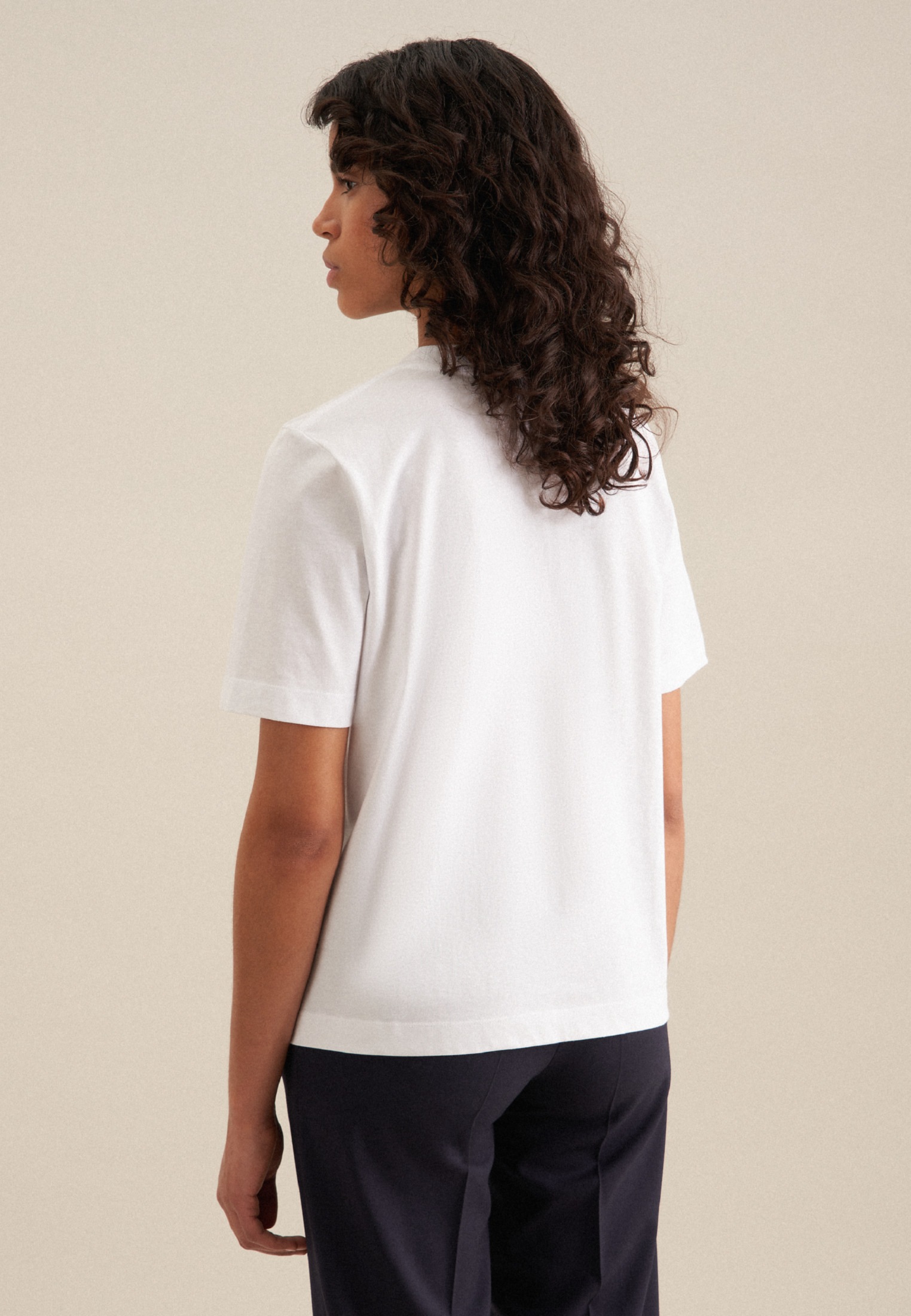 seidensticker T-Shirt »THE TSHIRT«, Kurzarm Rundhals Uni