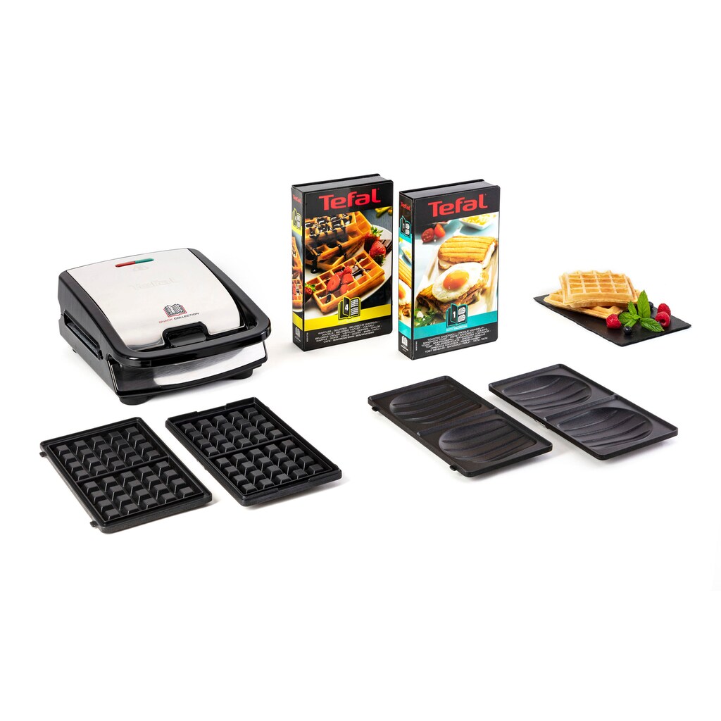 Tefal Waffeleisen »SW853D Snack Collection«, 700 W