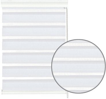 GARDINIA Doppelrollo »mit Aluminiumkassette« Lichtschutz Sichtschutz mit Bohren freihängend Hochwertige Optik und Staubschutz