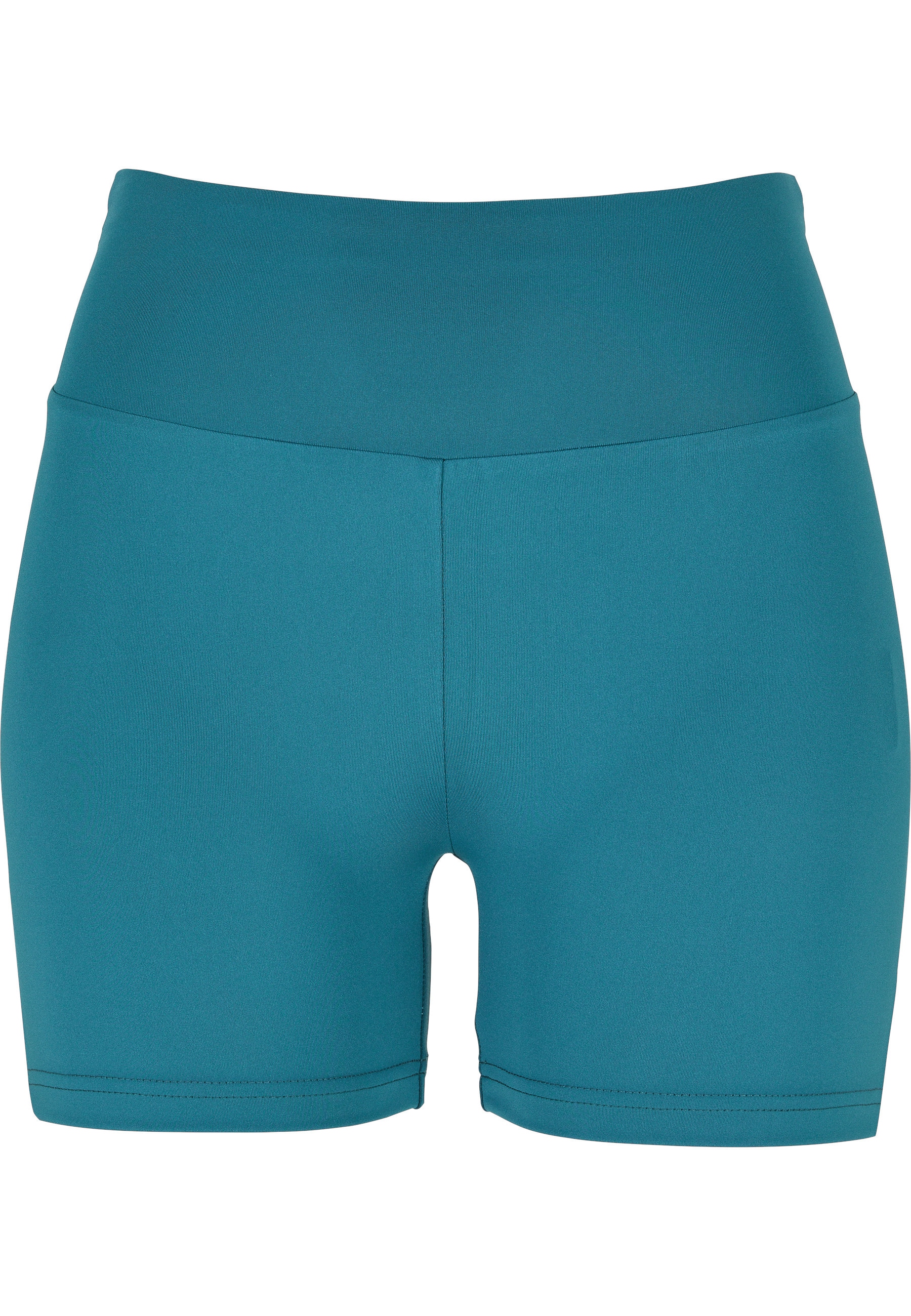URBAN CLASSICS Stoffhose »Urban Classics Damen Ladies Recycled High Waist Cycle Hot Pants«