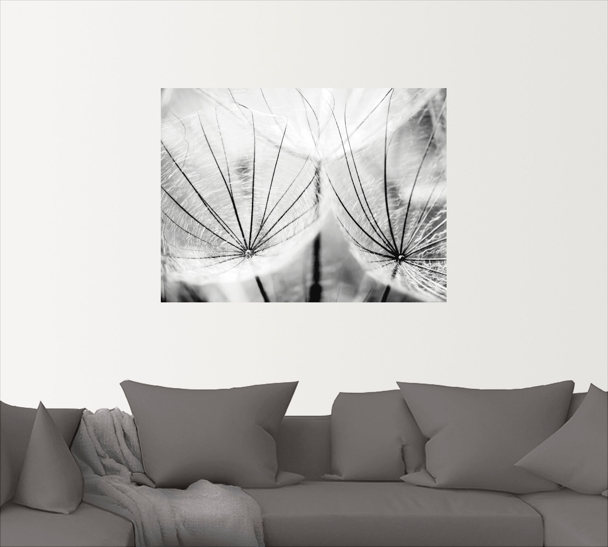 Artland Wandbild Pusteblume In Schwarzweiss Blumen 1 St In Vielen Grossen Produktarten Alubild Outdoorbild Fur Den Aussenbereich Leinwandbild Poster Wandaufkleber Wandtattoo Auch Fur Badezimmer Geeignet Bestellen Baur