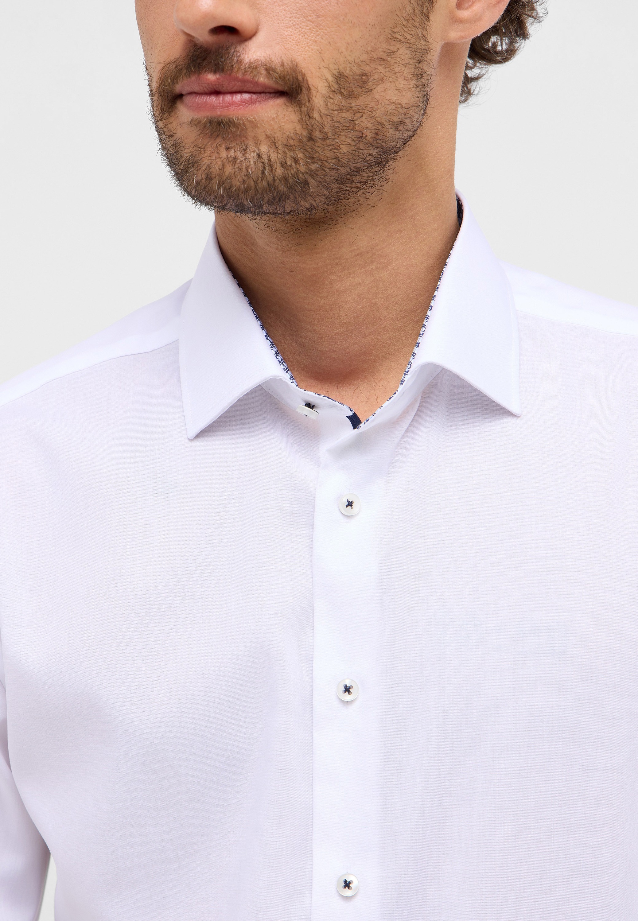 Eterna Langarmhemd »SLIM FIT«, NON IRON (bügelfrei)