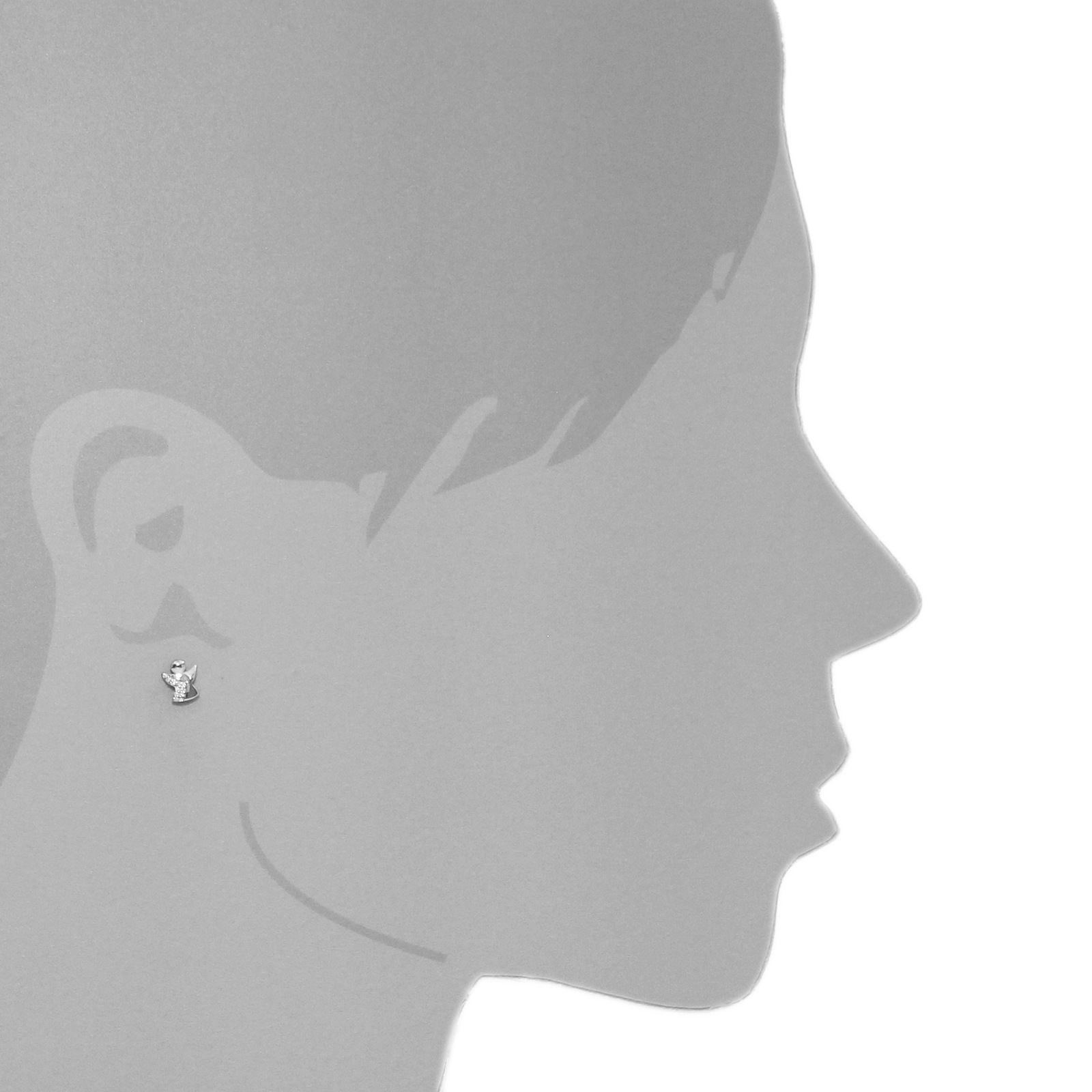 OSTSEE-SCHMUCK Paar Ohrstecker »Ostsee-Schmuck Ohrstecker kleiner Engel Ohrstecker kleiner Engel«, (2 tlg.)