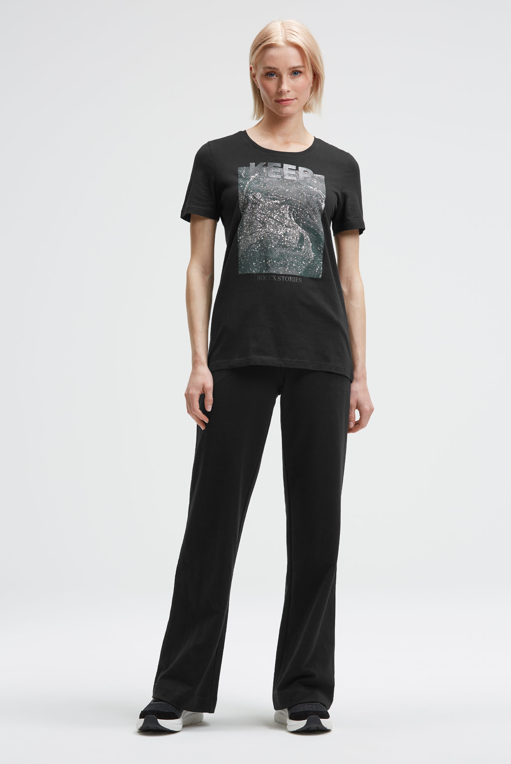 SOCCX Rundhalsshirt aus Baumwolle