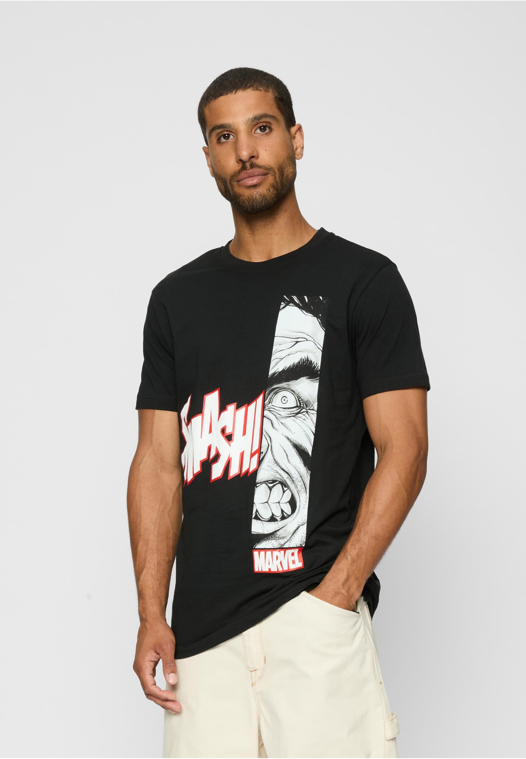 Merchcode T-Shirt »Merchcode Angry Hulk Tee«, (1 tlg.)