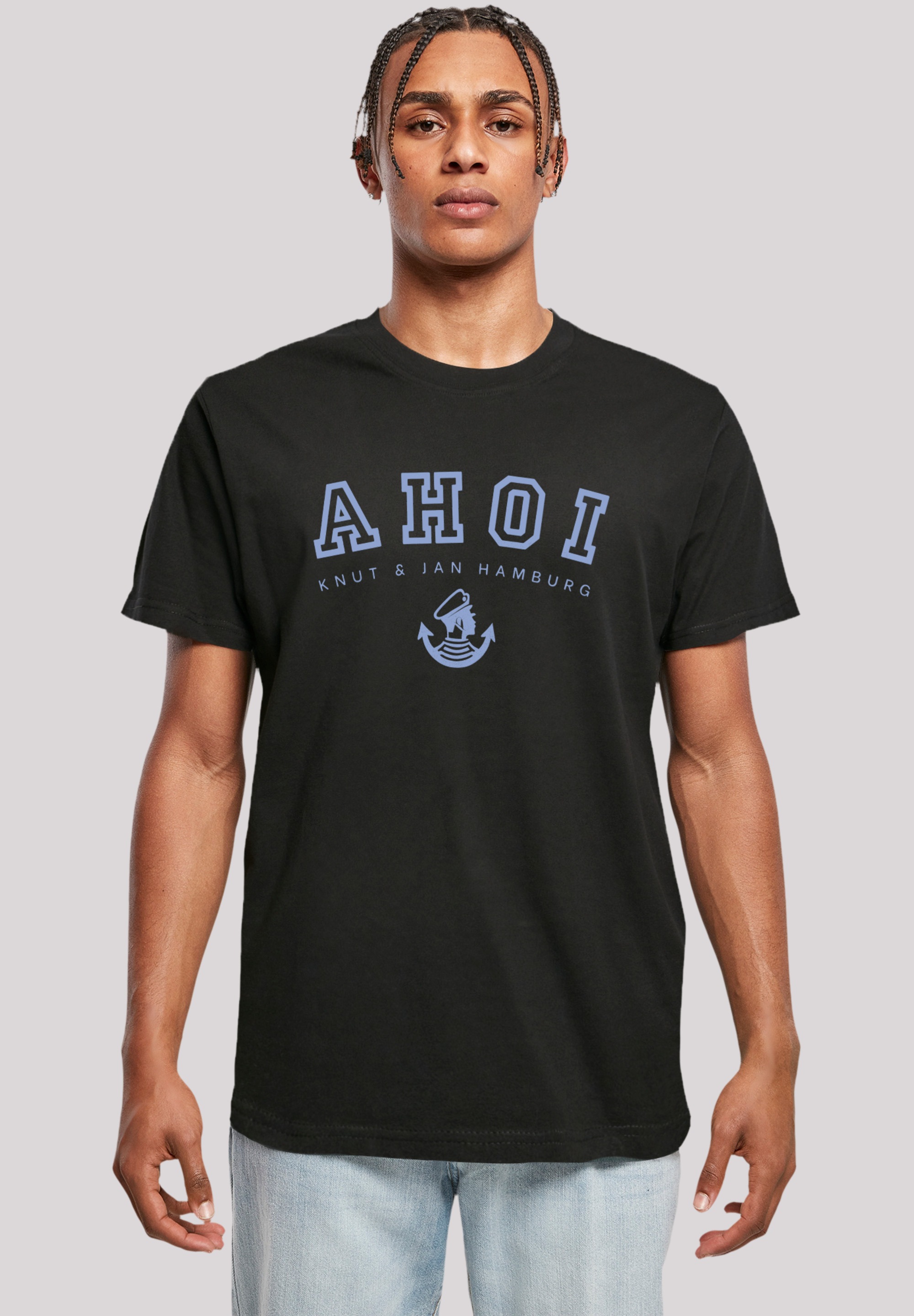 F4NT4STIC T-Shirt "AHOI Knut & Jan Hamburg", Print günstig online kaufen