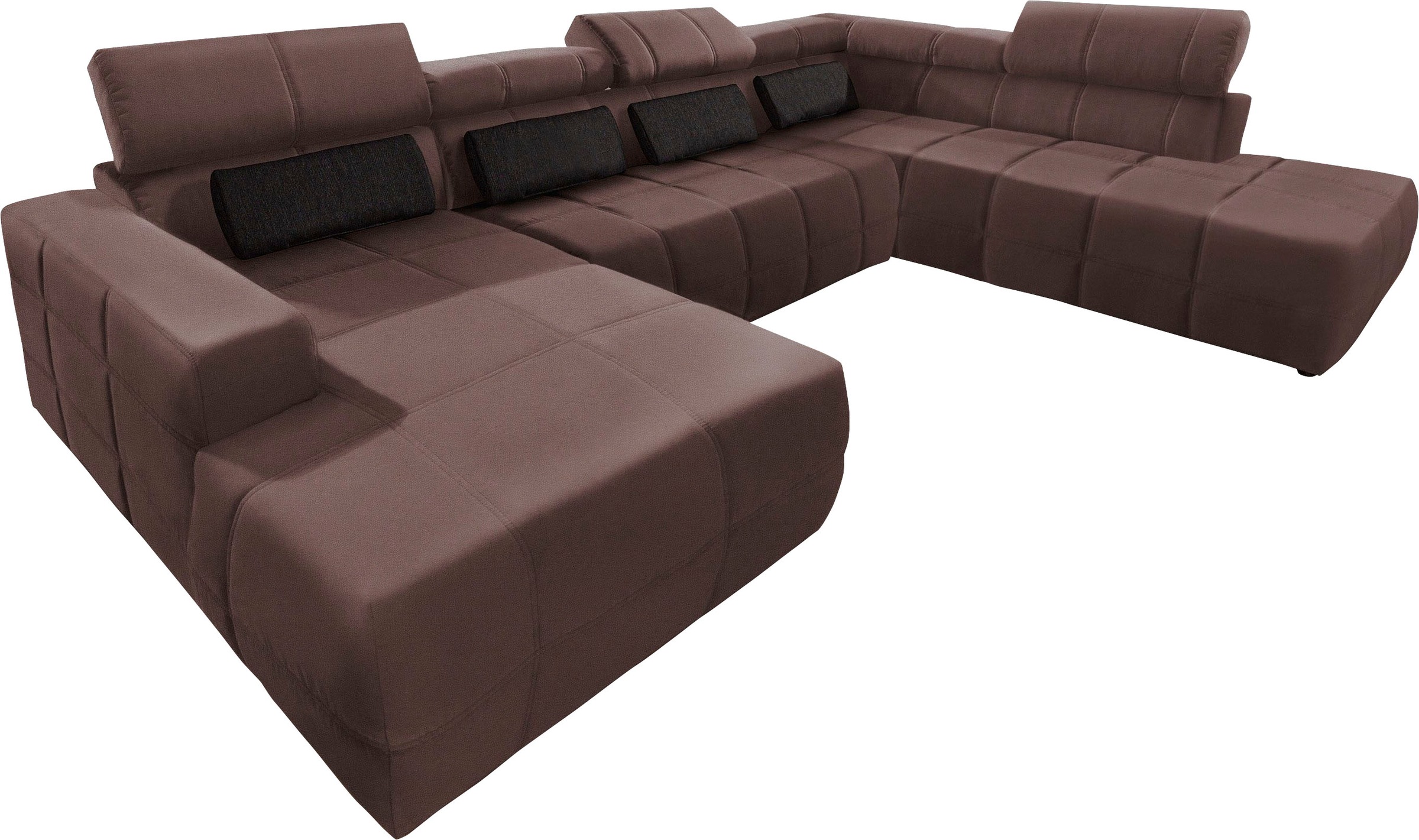 DOMO collection Wohnlandschaft Brandon viele Bezugsarten, incl. Nierenkisse günstig online kaufen