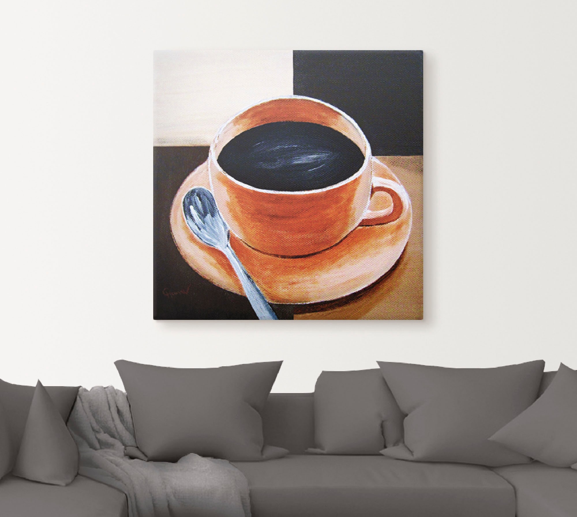 St.), oder Größen Wandbild Wandaufkleber Leinwandbild, versch. BAUR Artland als Poster | (1 »Kaffee«, bestellen in Getränke,