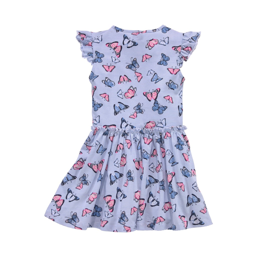 KIDSWORLD Jerseykleid »für kleine Mädchen«, mit niedlichem Schmetterlingsmuster