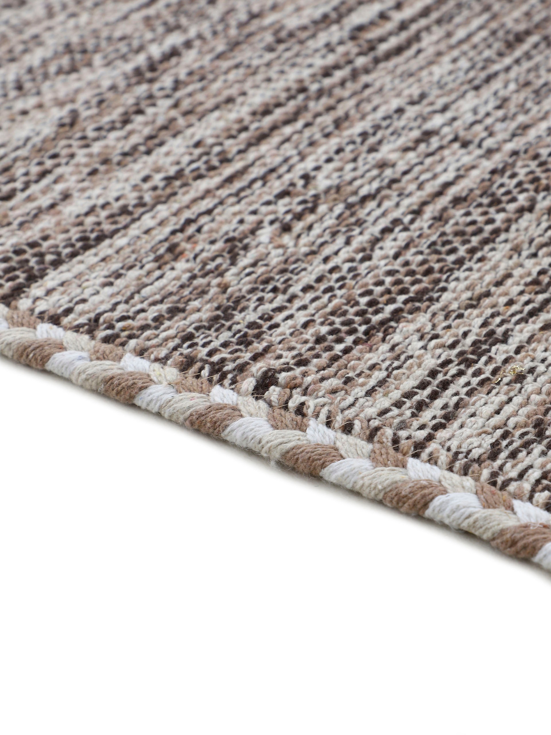 carpetfine Teppich »Kelim Azizi«, rechteckig, 5 mm Höhe, Baumwolle, Wendeteppich mit Fransen, Wohnzimmer