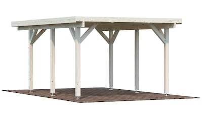 Einzelcarport »Karl«, Holz, natur