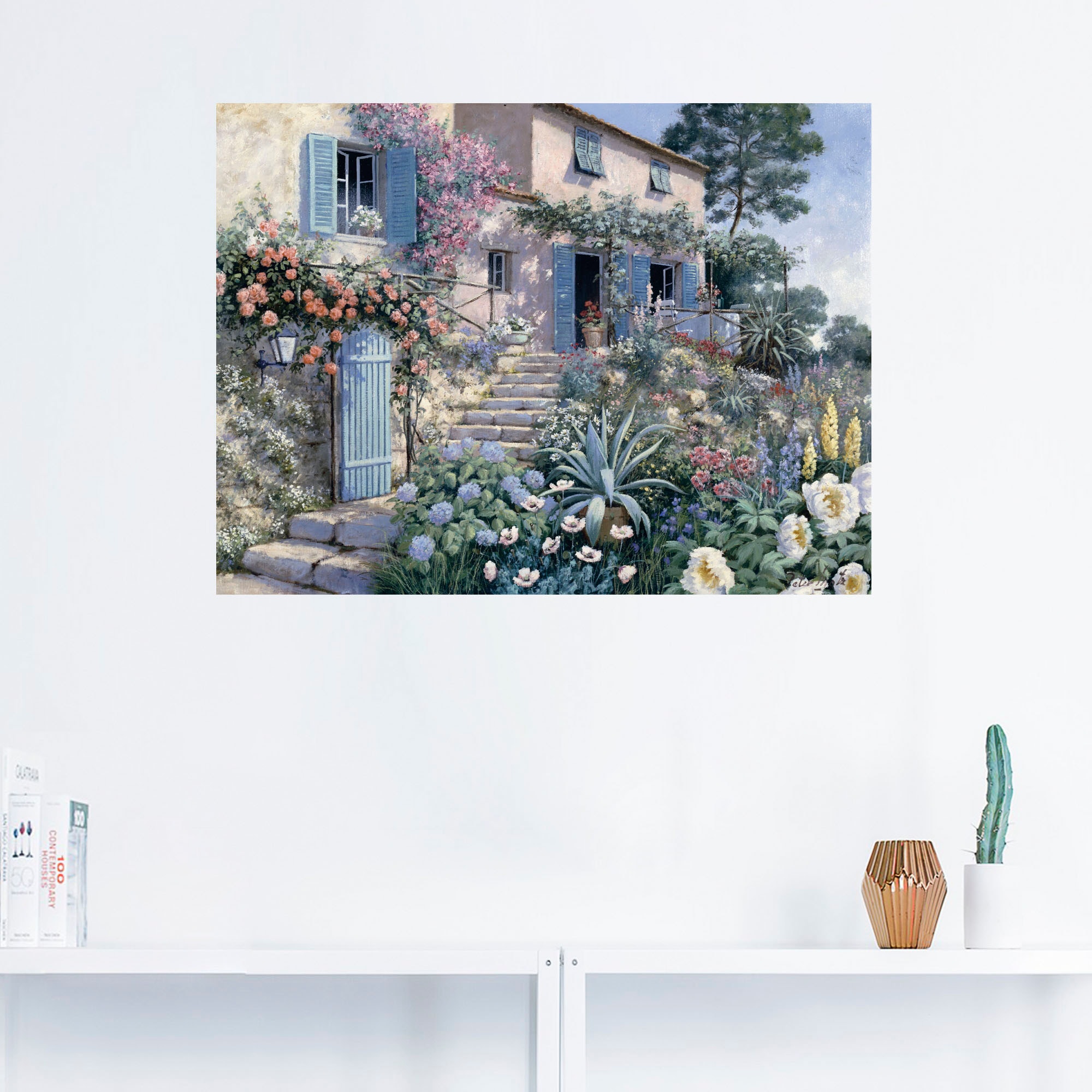 | zum«, oder Leinwandbild, Garten, Größen Artland »Stufen versch. in BAUR als Wandaufkleber Wandbild (1 Poster St.), bestellen