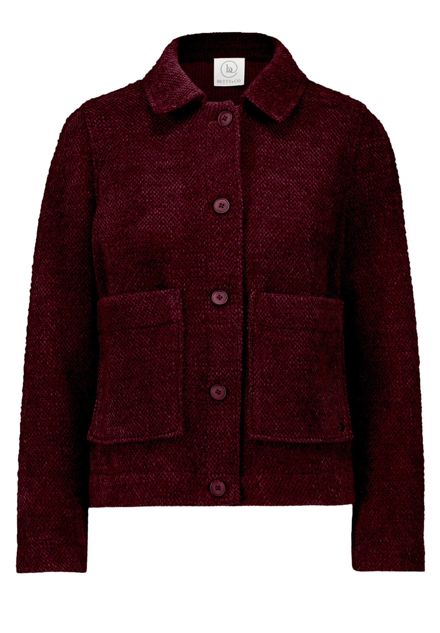 Betty&Co Canvasjacke »Damen mit Kragen«