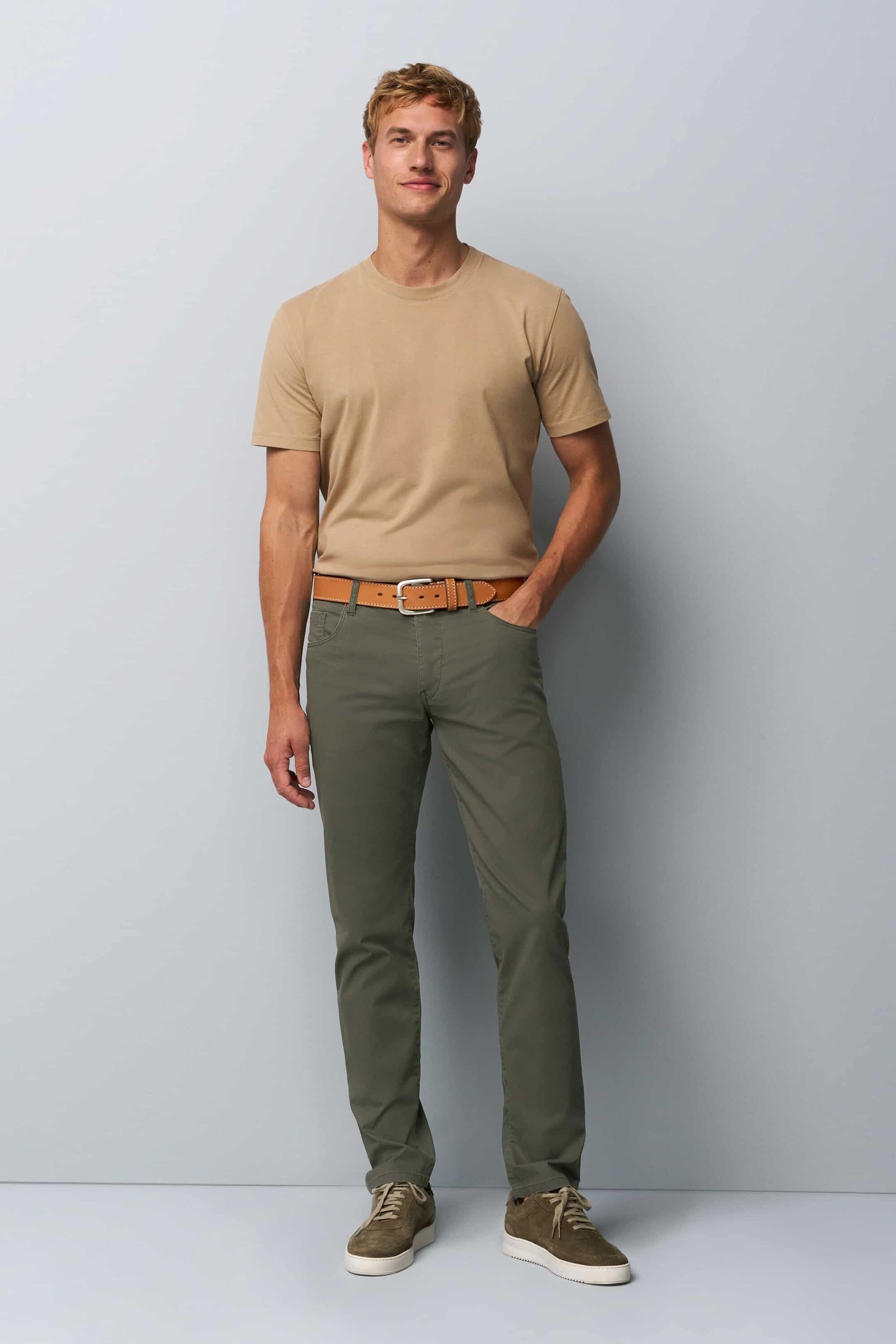 MEYER Chinos »M5 Slim«, aus Bio-Baumwolle