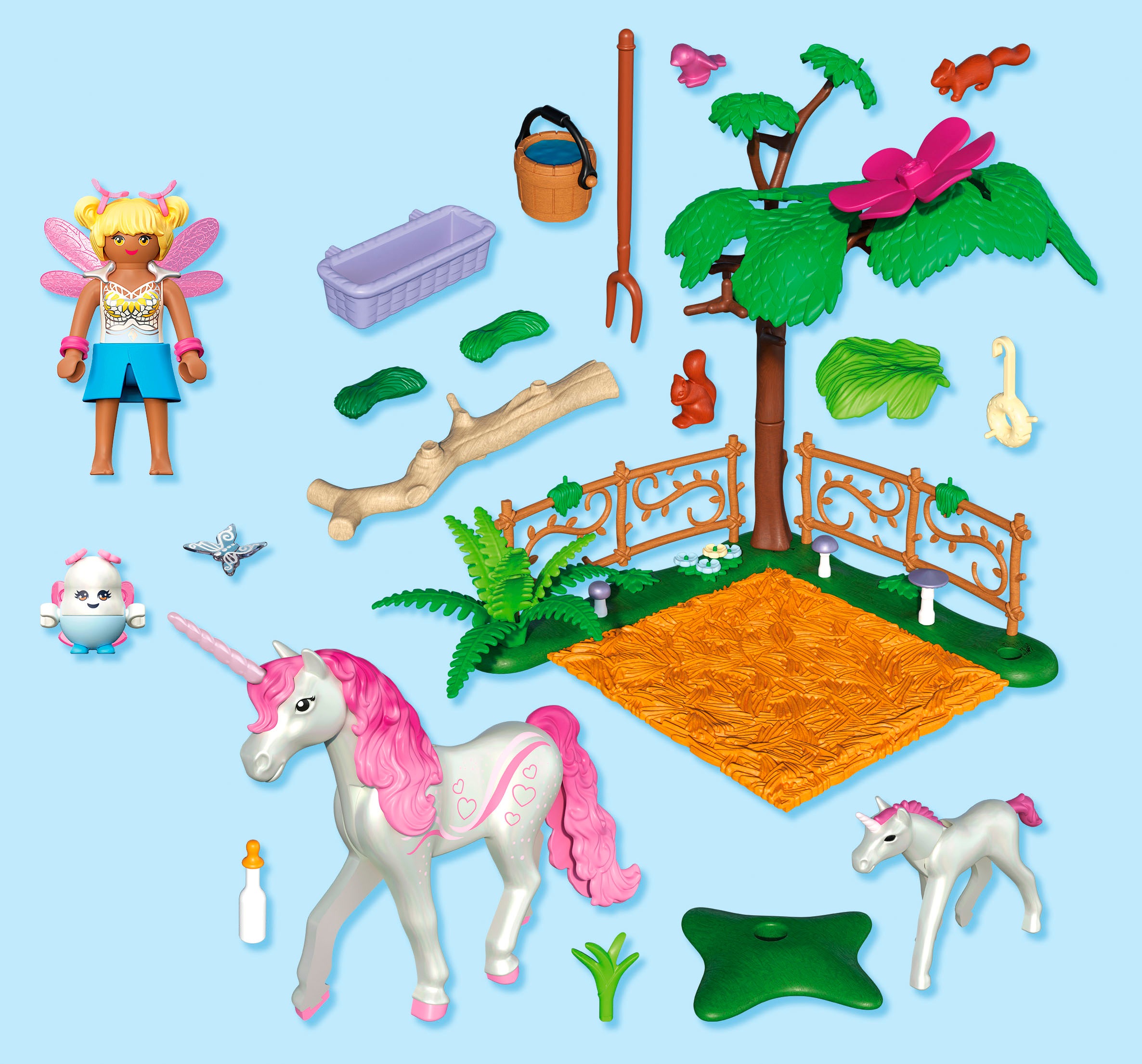 Playmobil® Konstruktions-Spielset »Zauberhafter Einhorn-Stall für Mama und Fohlen (71839), Princess Magic« Made in Europe