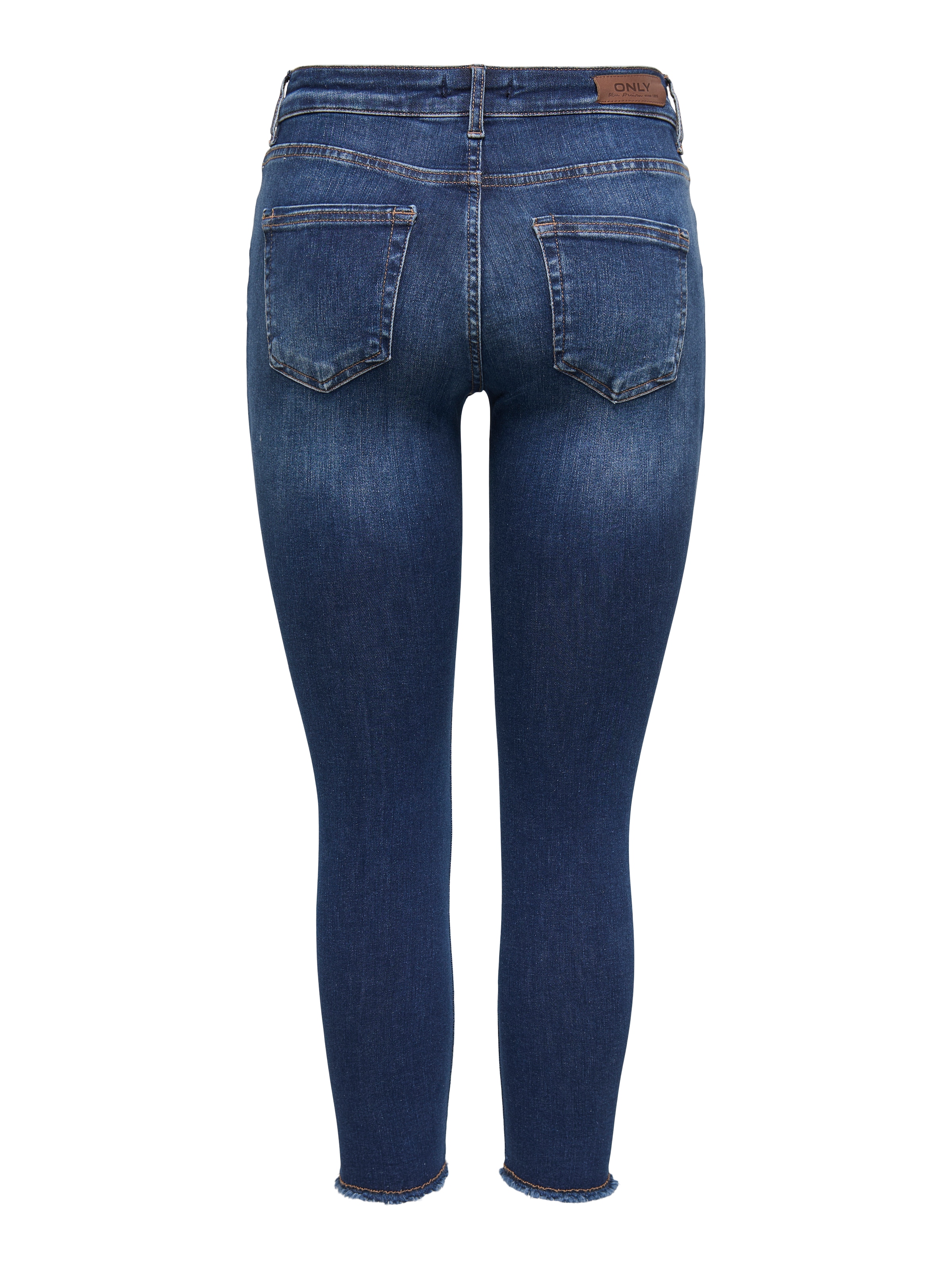 ONLY Skinny-fit-Jeans "ONLBLUSH MW SK RW ANK DNM REA" günstig online kaufen