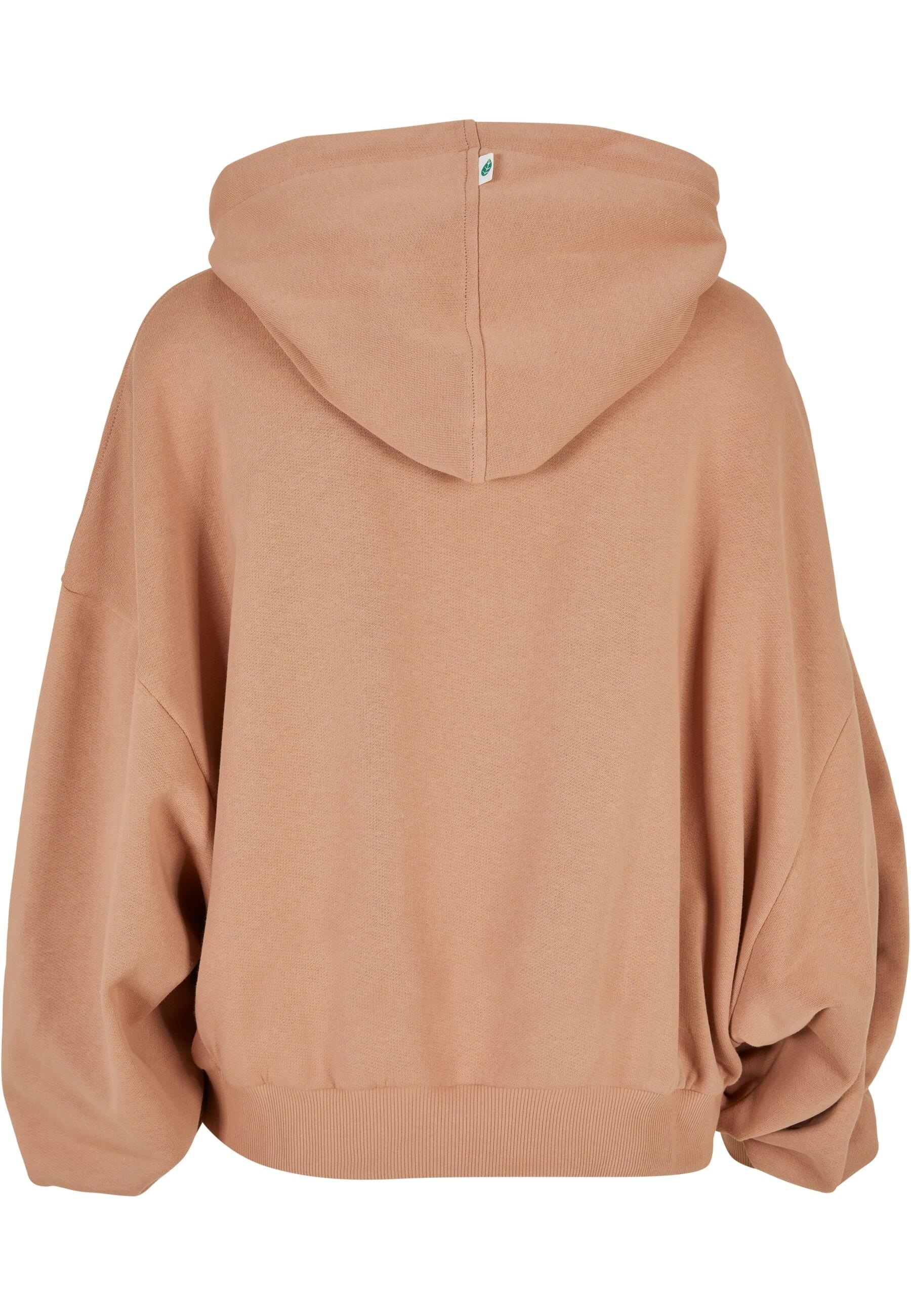 URBAN CLASSICS Rundhalspullover »Urban Classics Damen Ladies Organic Oversized Terry Hoody«, (1 tlg.)