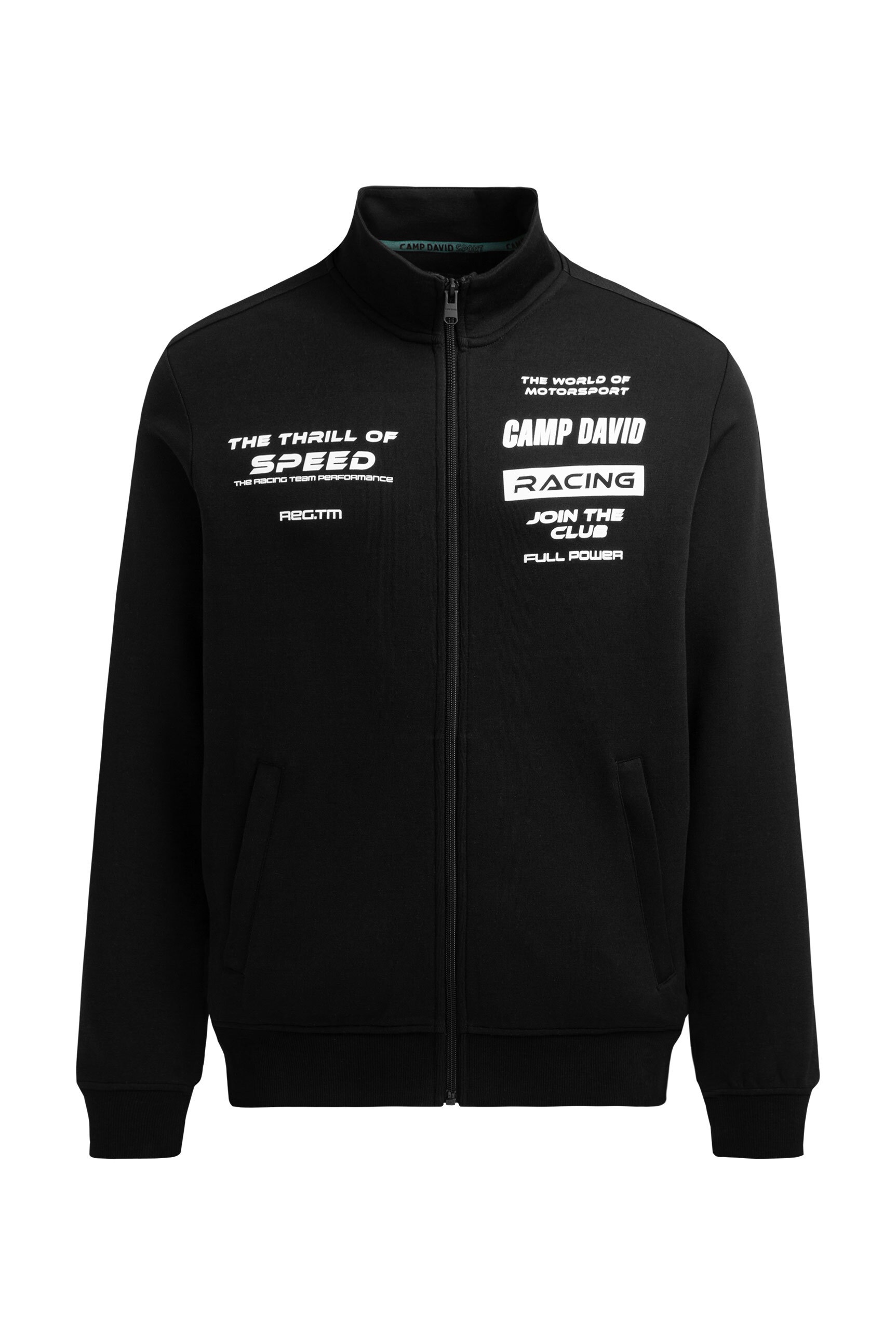 CAMP DAVID Sweatjacke mit Reißverschlusstaschen günstig online kaufen