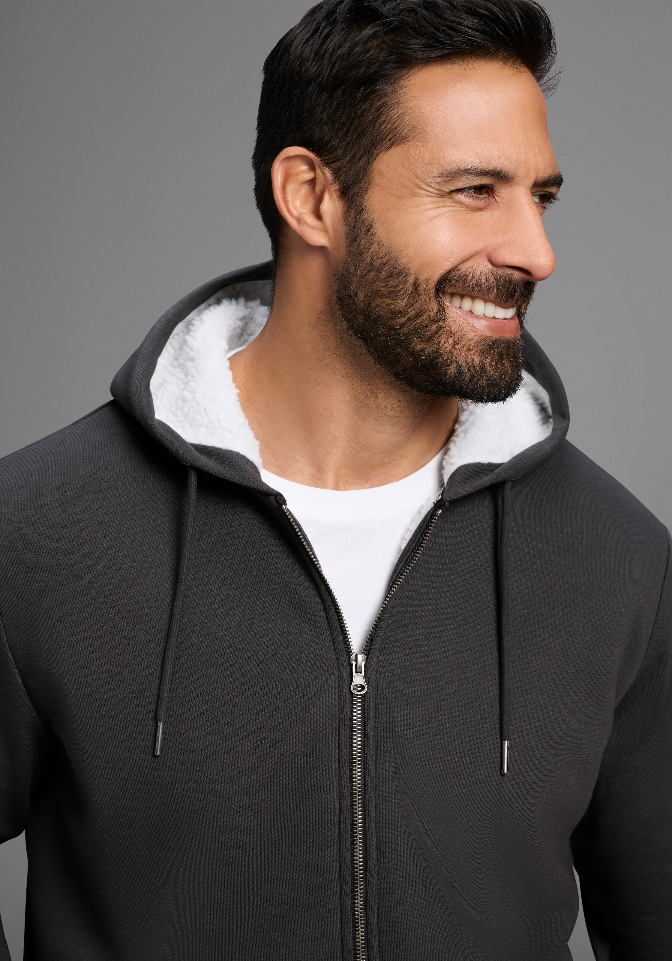 H.I.S Sweatjacke, mit Teddyfutter - NEUE KOLLEKTION