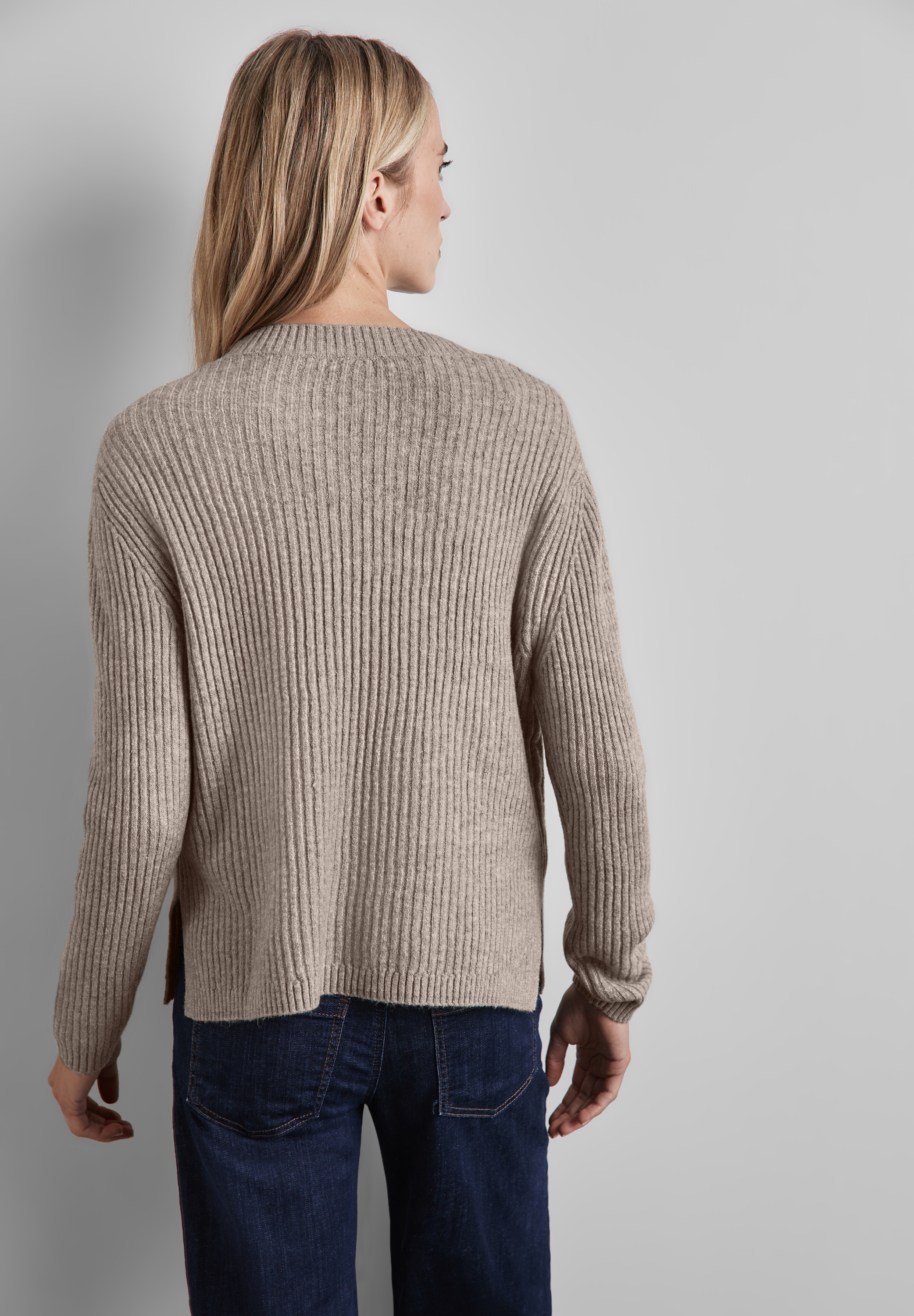 STREET ONE Strickpullover, aus softem Materialmix günstig online kaufen