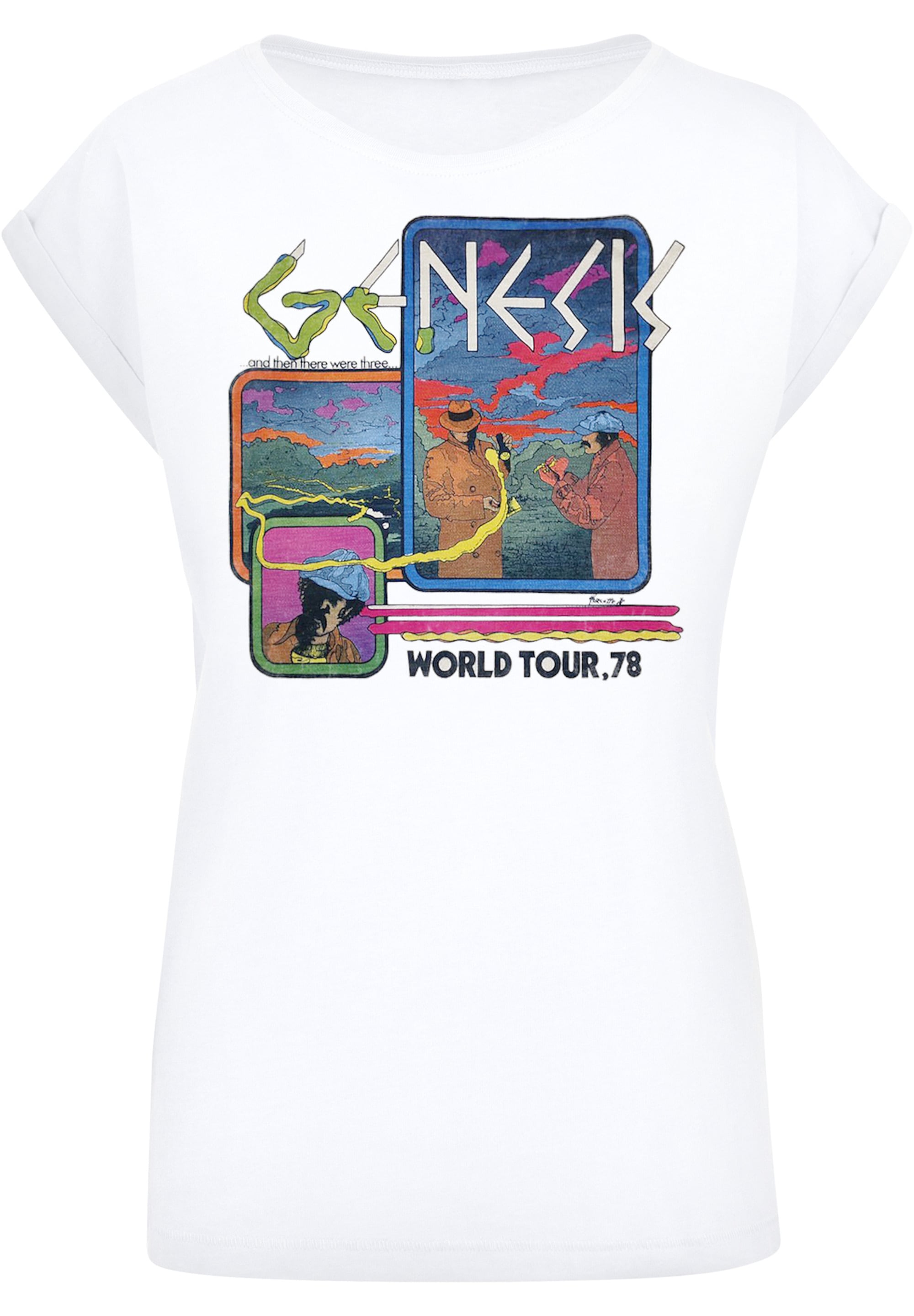 F4NT4STIC T-Shirt »Genesis World Tour 78'« Print